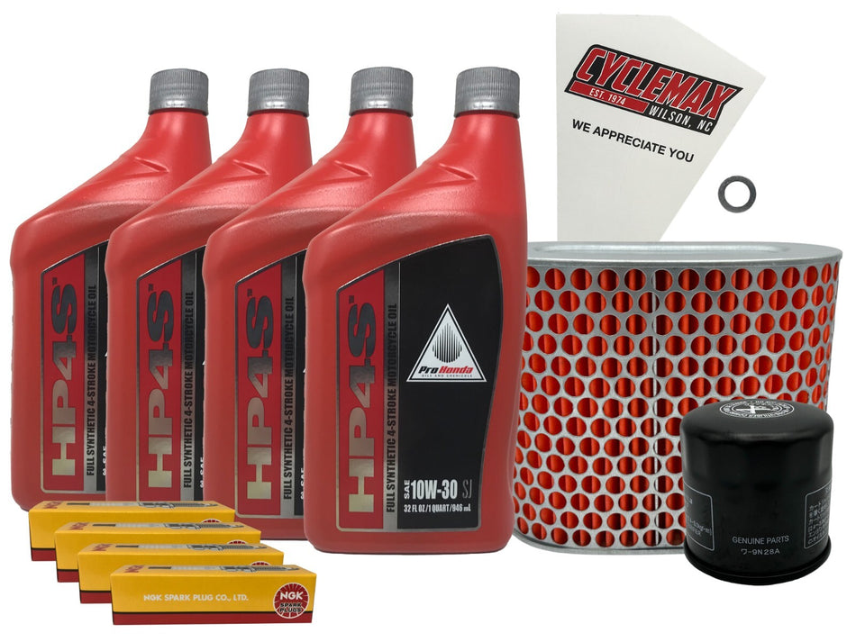 Honda HP4S Full Synthetic Tune-Up Kit for 1995-2007 SHADOW 1100 with Spark Plugs