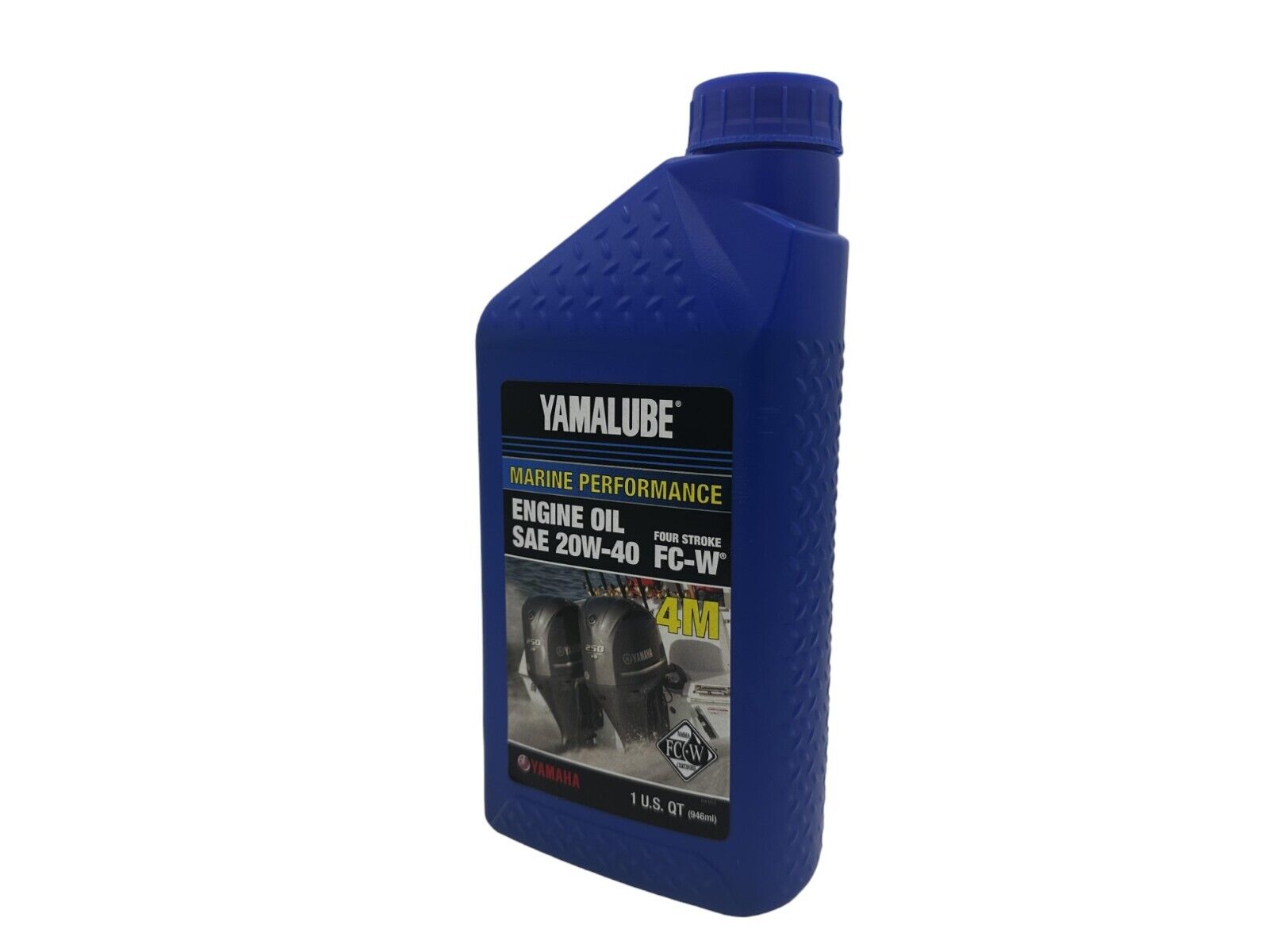 Yamaha Genuine OEM Yamalube Marine 20W-40 Oil LUB-20w40-FC-12 - 4 Pack