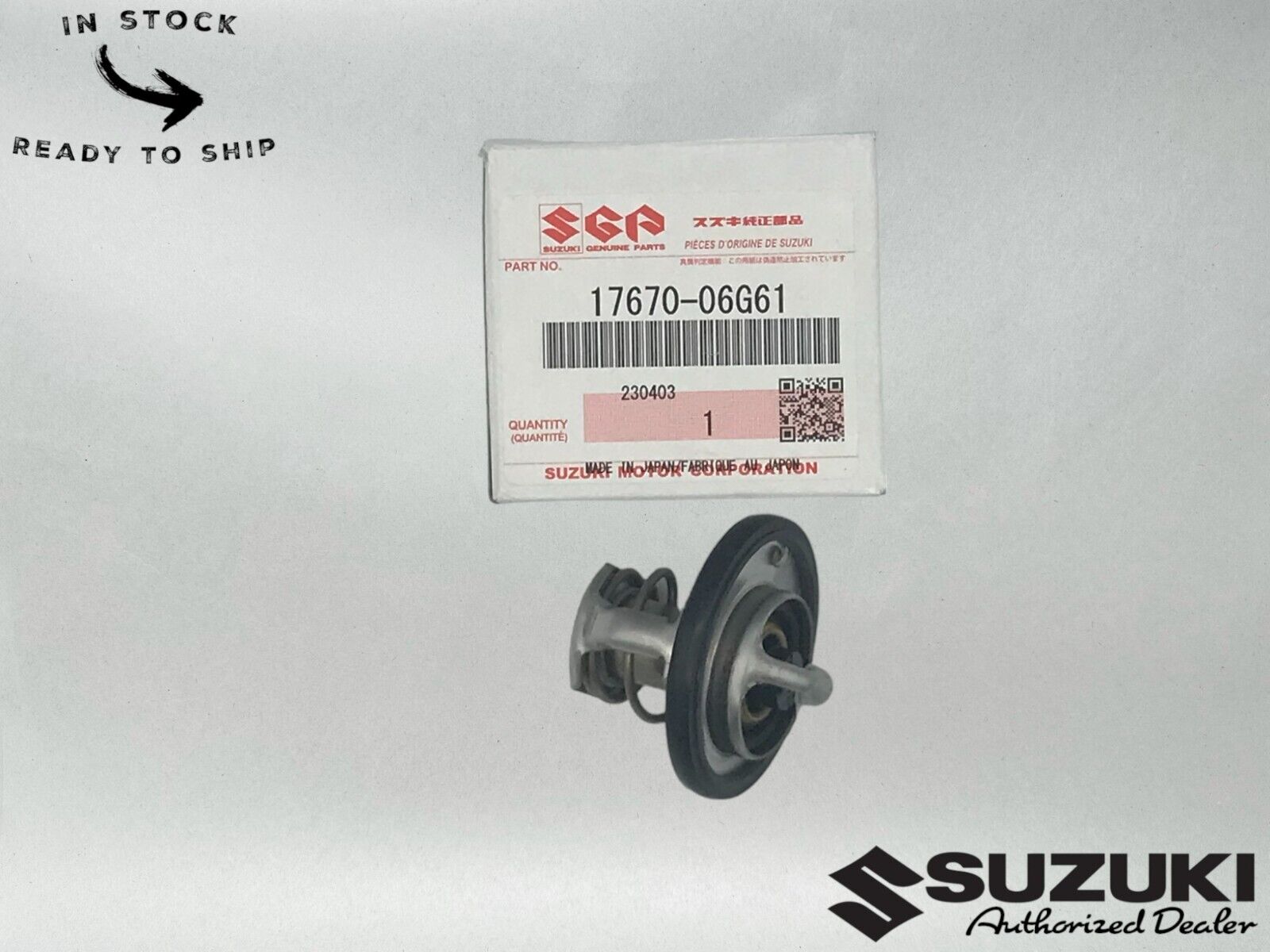 Suzuki Genuine OEM Authentic Thermostat 17670-06G61