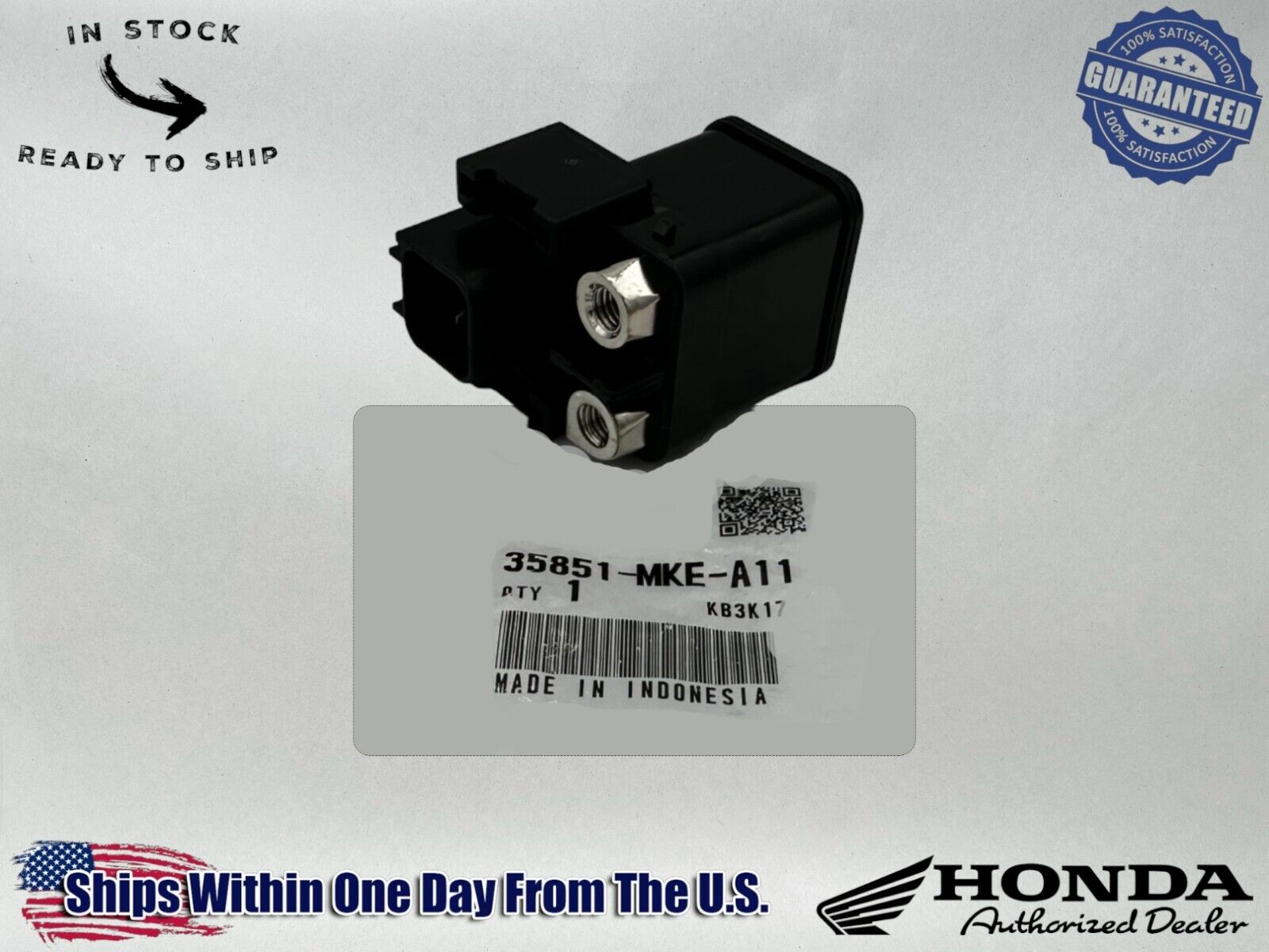 Honda Genuine OEM Authentic Switch 35851-MKE-A11