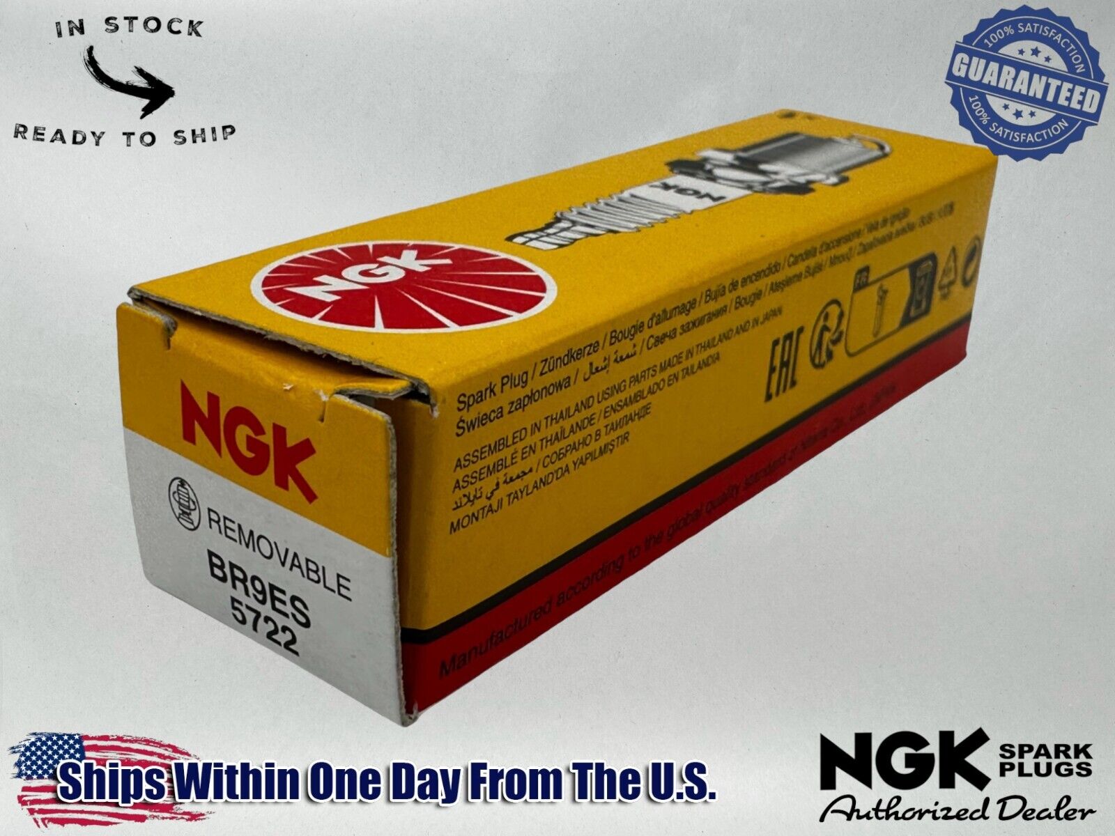 NGK Genuine OEM Authentic Spark Plug BR9ES