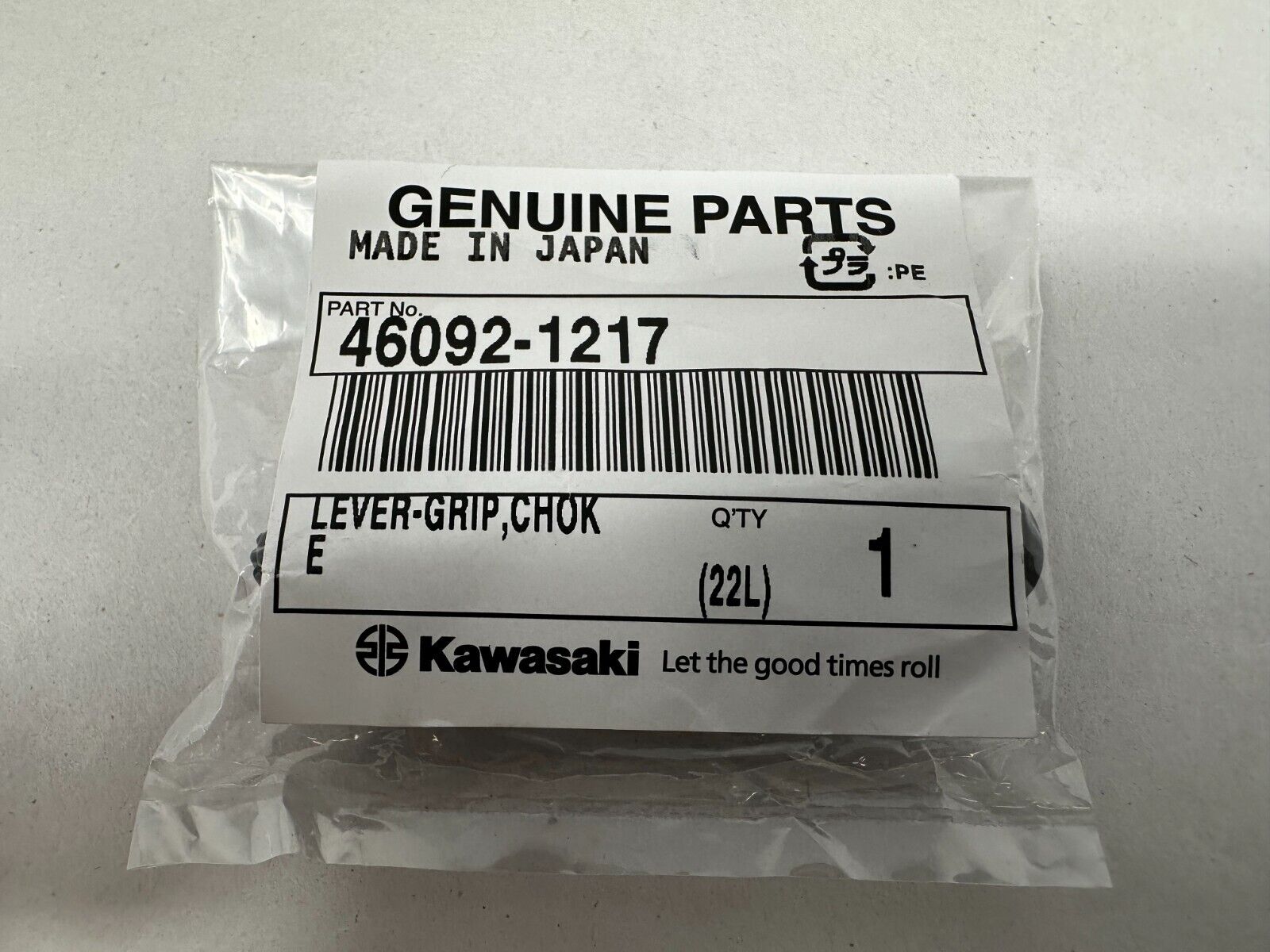 Kawasaki Genuine OEM Choke Grip Lever 46092-1217