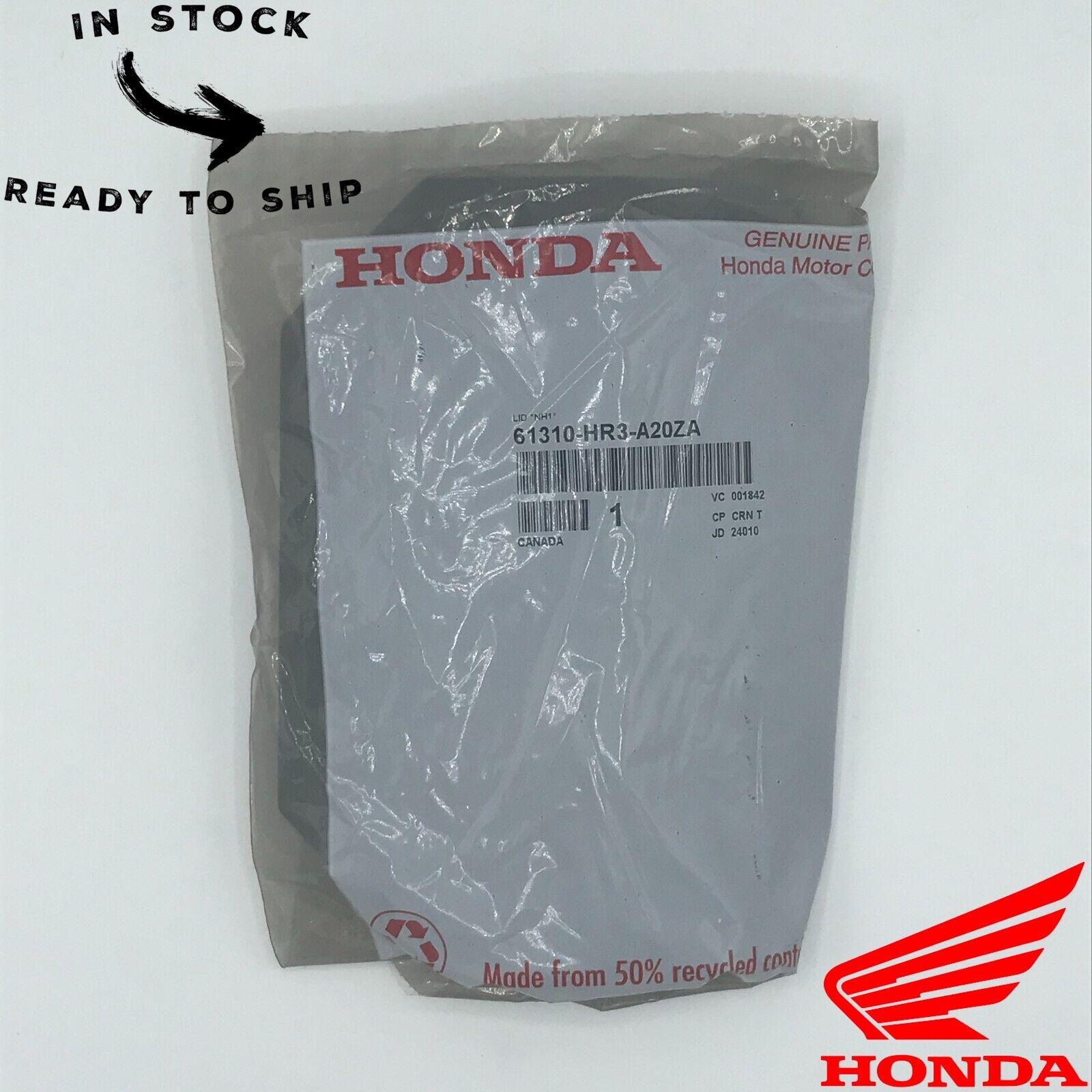 Genuine OEM Honda Radiator Cover Lid 61310-HR3-A20ZA