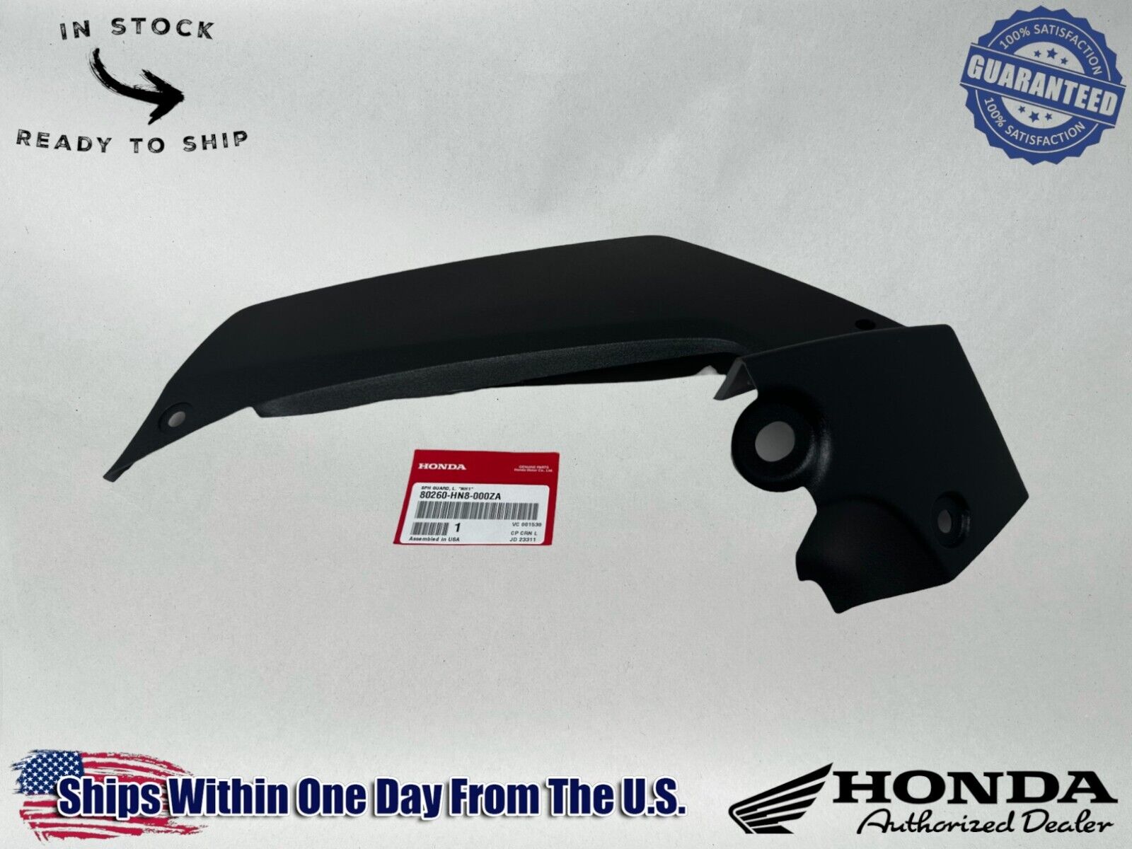 Honda Genuine OEM Authentic Splash Guard L NH1 80260-HN8-000ZA