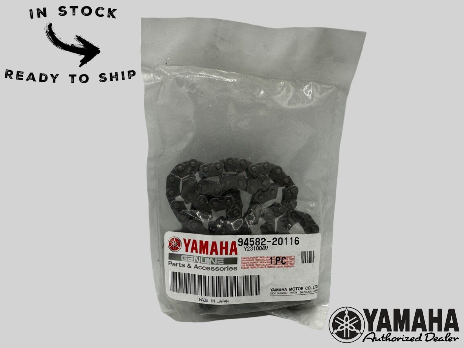 Yamaha Genuine OEM Authentic Chain 94582-20116-00