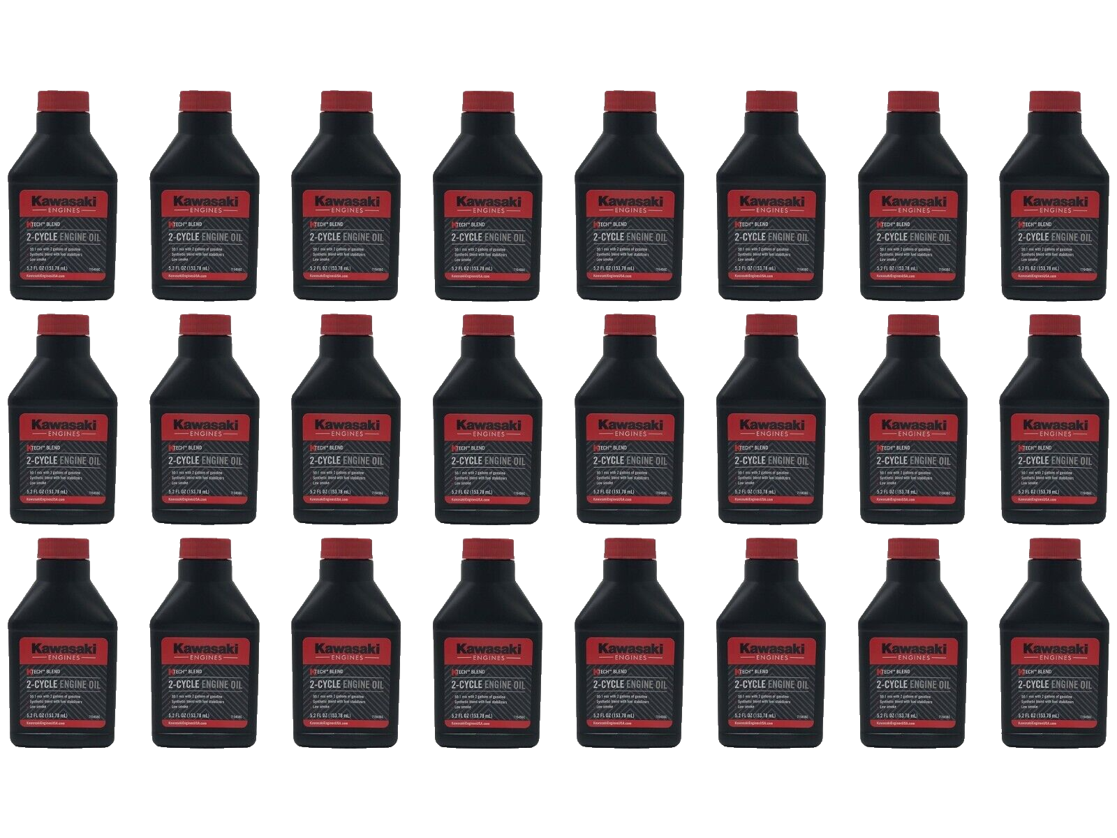 Kawasaki Engines Genuine OEM 5.2 FL OZ 2-Cycle Engine Oil 99969-6083 - 24 Pack