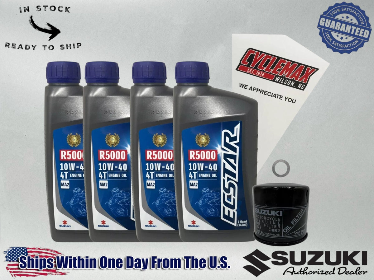 Cyclemax Std Ecstar R5000 Oil Change Kit compatible with 2005-2009 Suzuki Boulevard C90