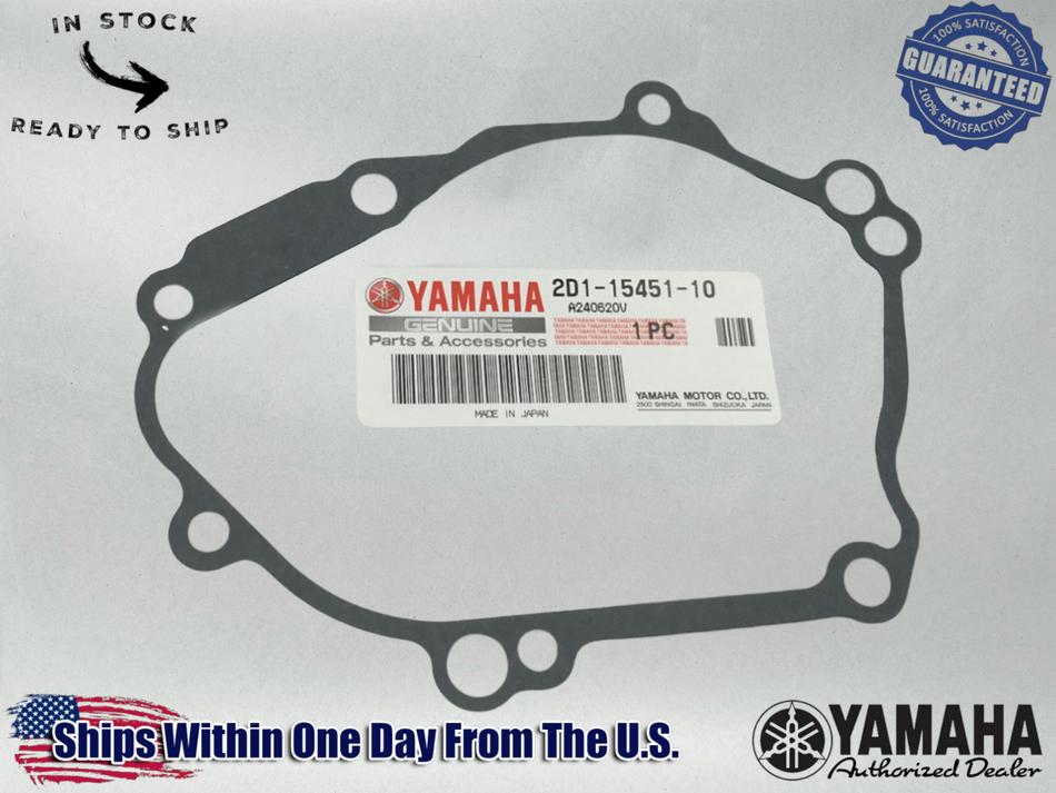 Yamaha OEM 04-08 R1, 06-15 MAGNETO ENGINE COVER GASKET 2D1-15451-10-00 1