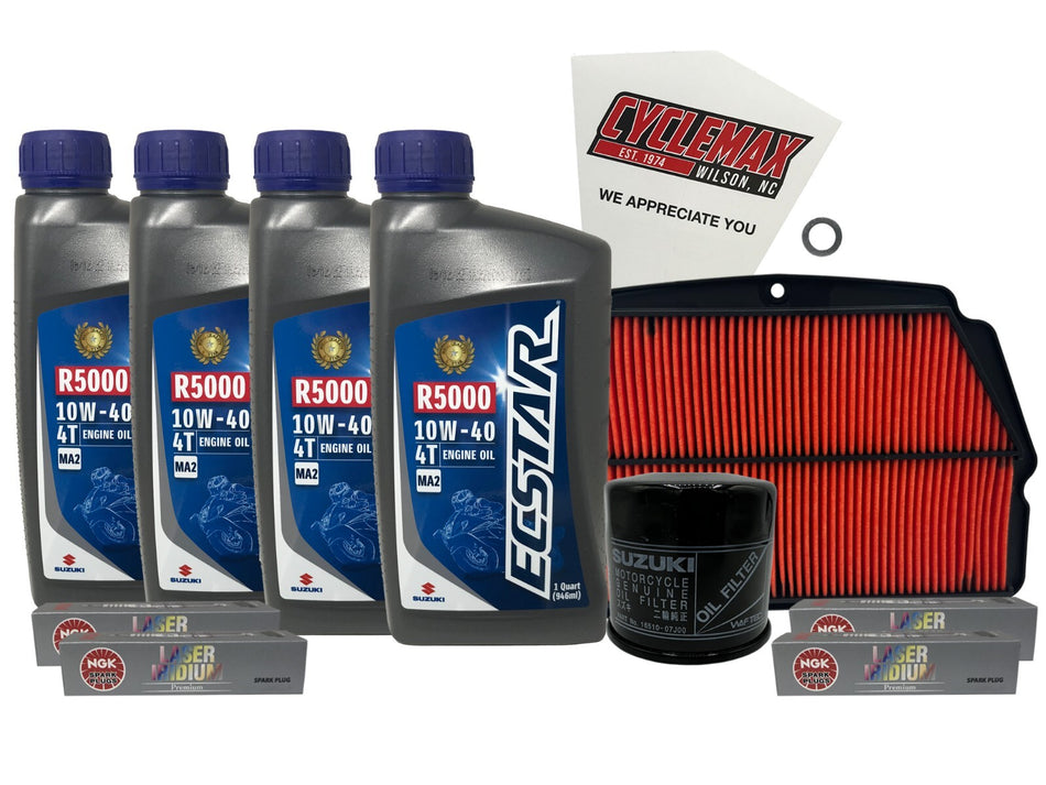 Suzuki Ecstar Standard Tune-Up Kit for 2022-2023 GSX1300R HAYABUSA with Spark Plugs