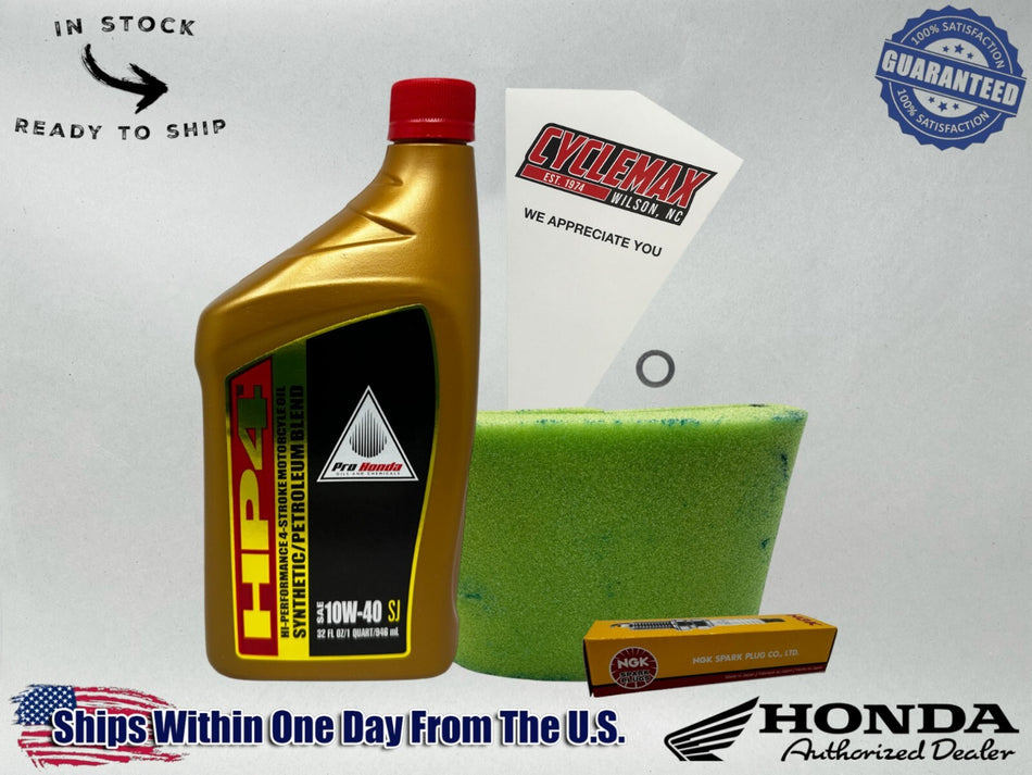 Semi Synthetic Tune Up Kit fits 2012-2025 Honda TRX90X with Spark Plug