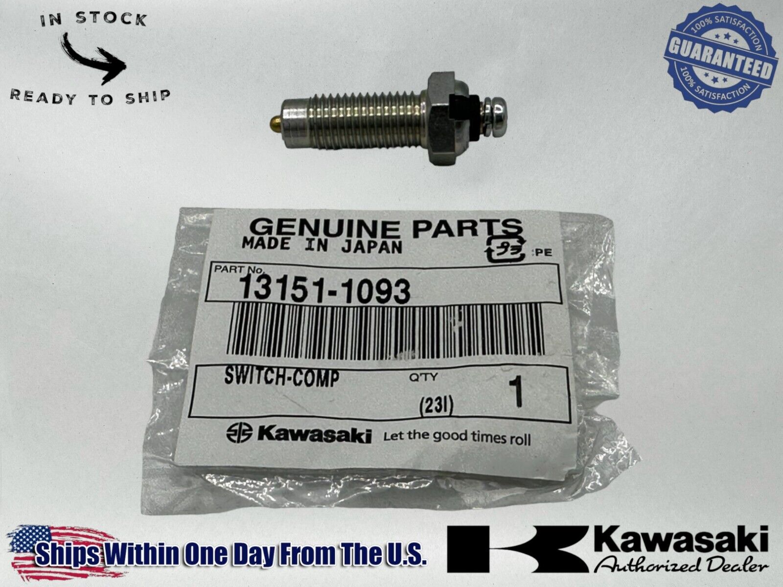 Kawasaki Genuine OEM Authentic Comp Switch 13151-1093