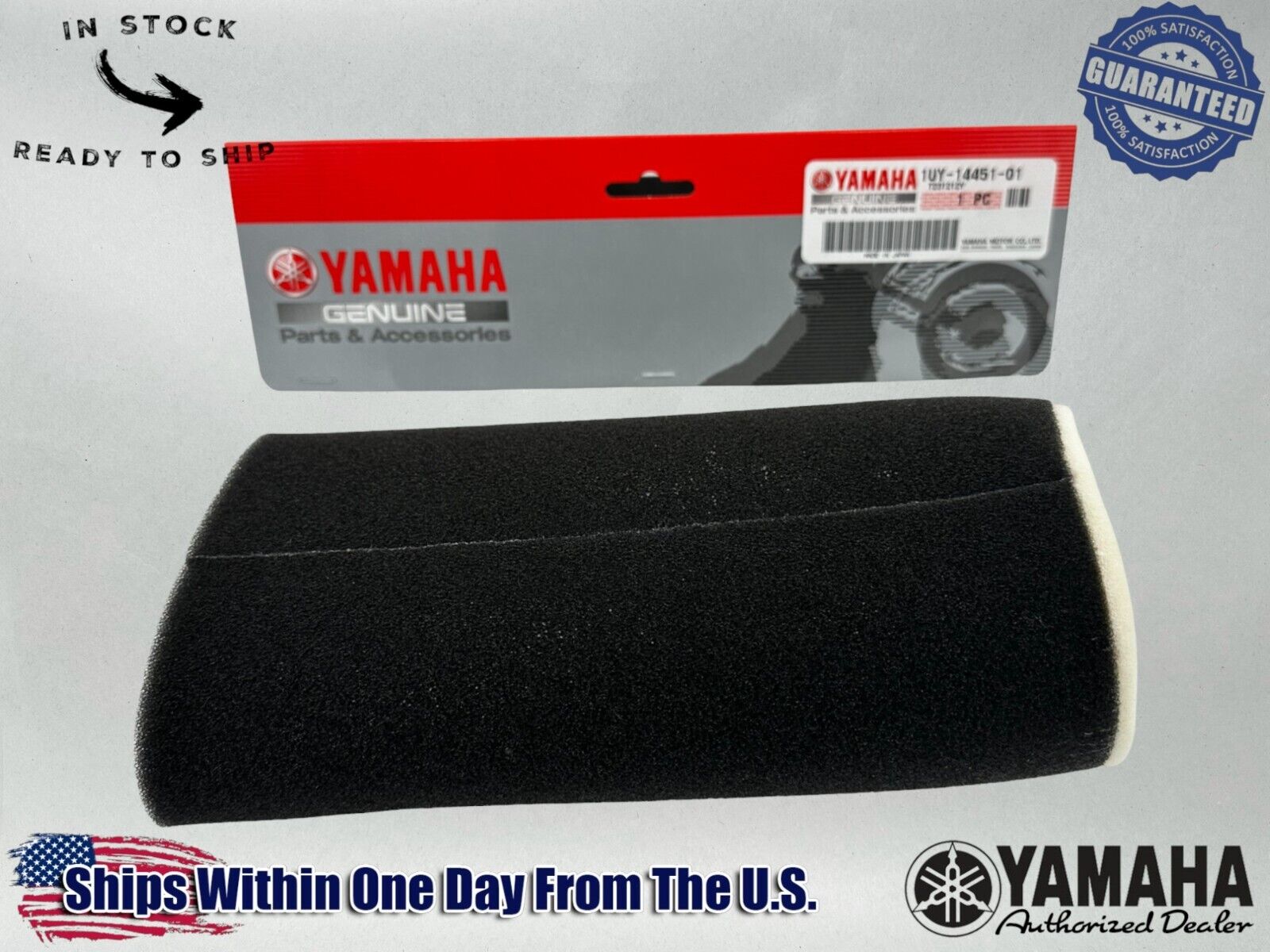 Yamaha Genuine OEM Authentic Air Filter 1UY-14451-01-00