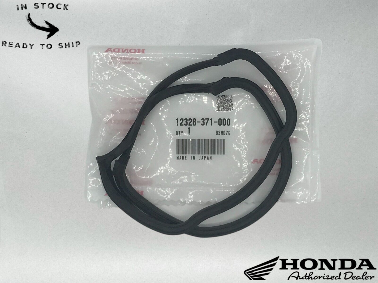 Honda Genuine OEM Head Cover Gasket 12328-371-000