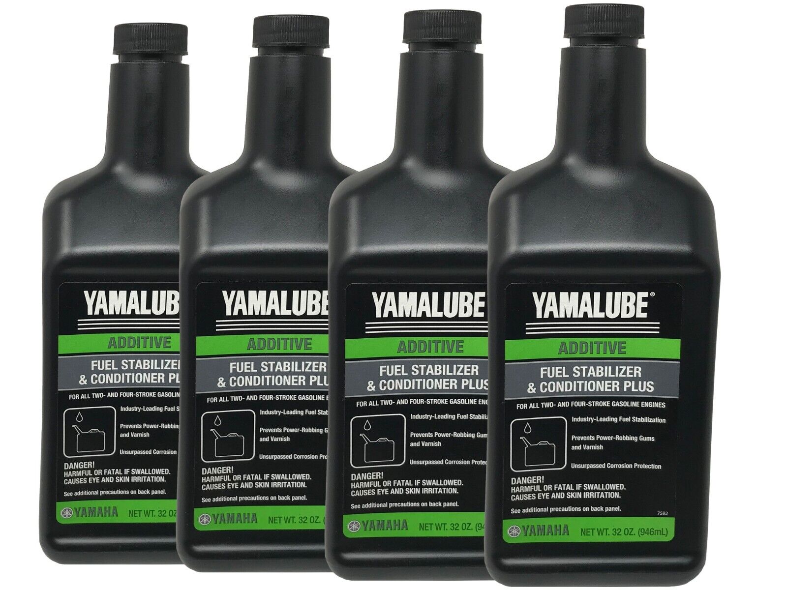 Yamaha OEM Fuel Stabilizer & Conditioner Plus ACC-FSTAB-PL-32 - 4 Pack