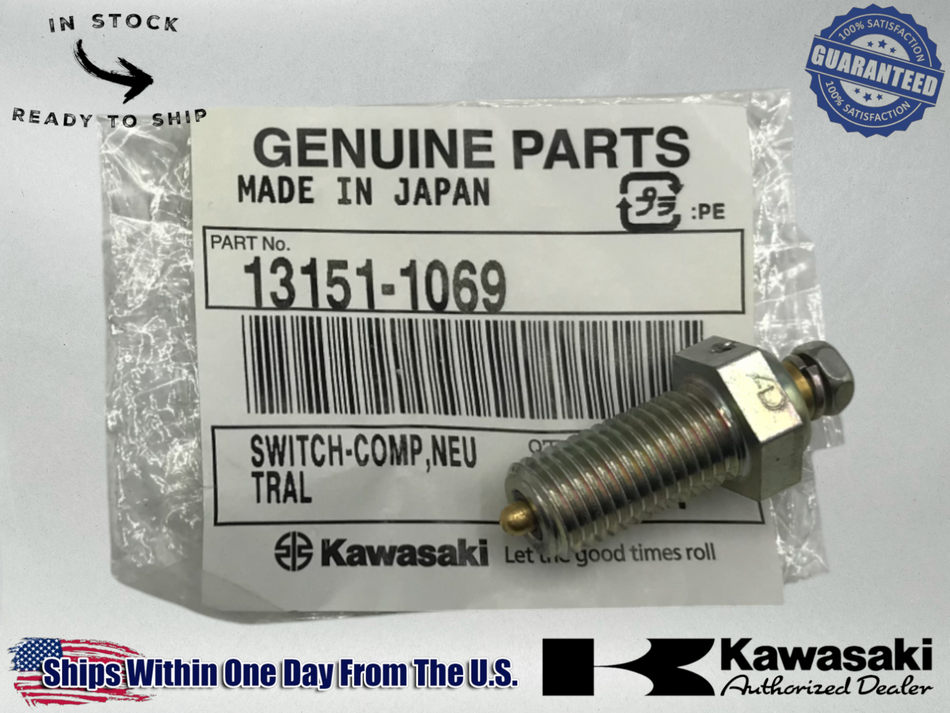 Kawasaki Genuine OEM 1988-04 MULE 500 100 2000 2500 NEUTRAL SWITCH 13151-1069