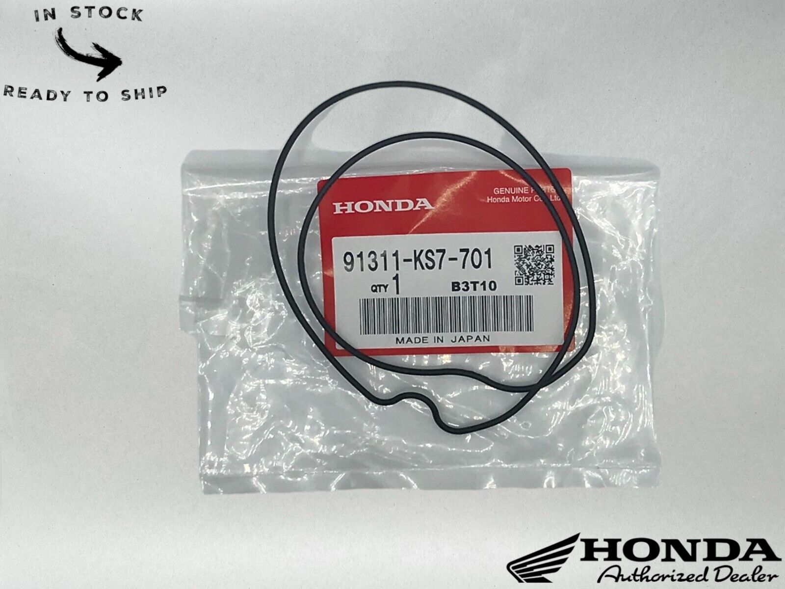 Honda Genuine OEM Clutch Cover Special O-Ring 91311-KS7-701