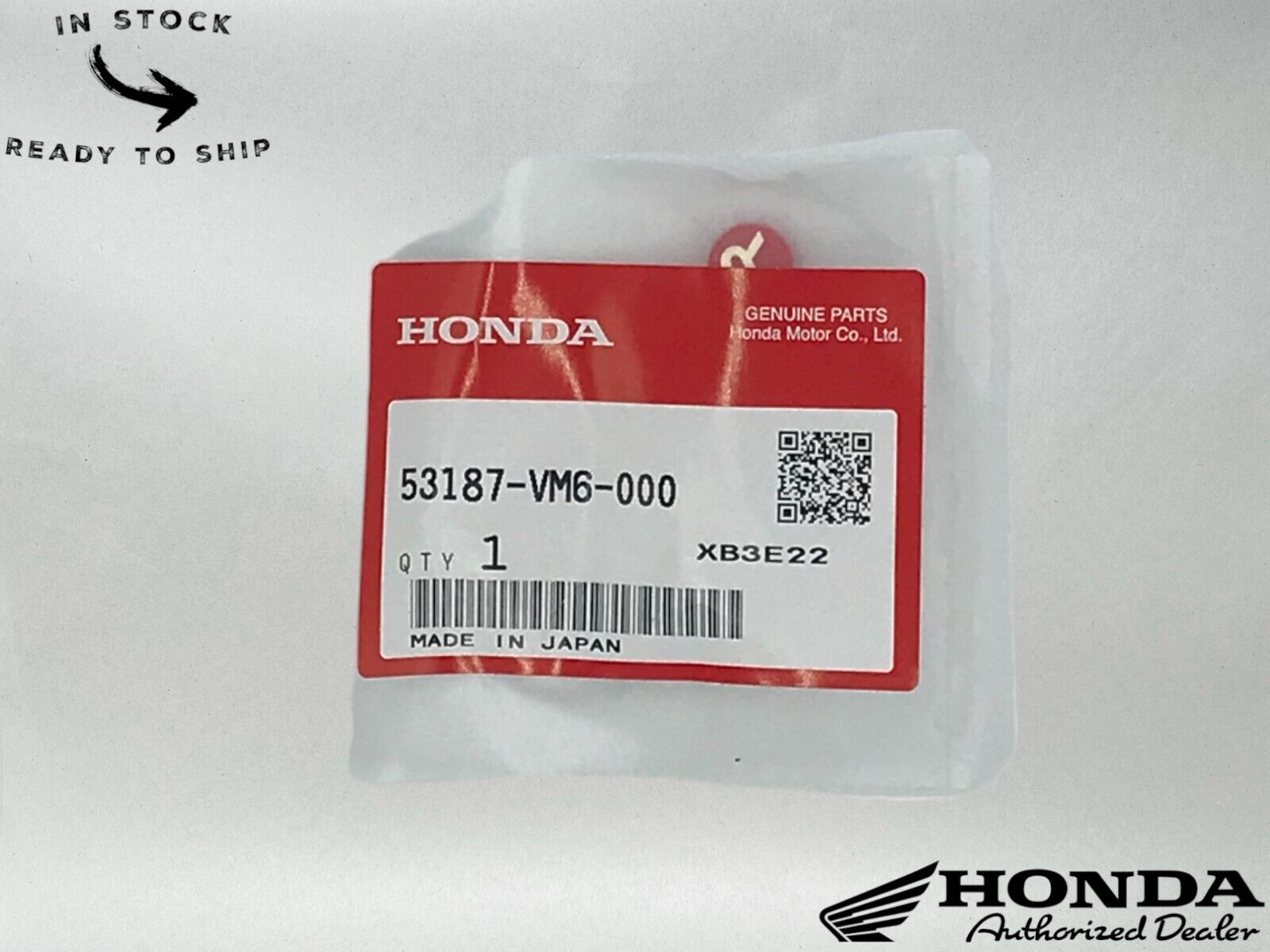 Honda Genuine OEM Reverse Pin Cap 53187-VM6-000