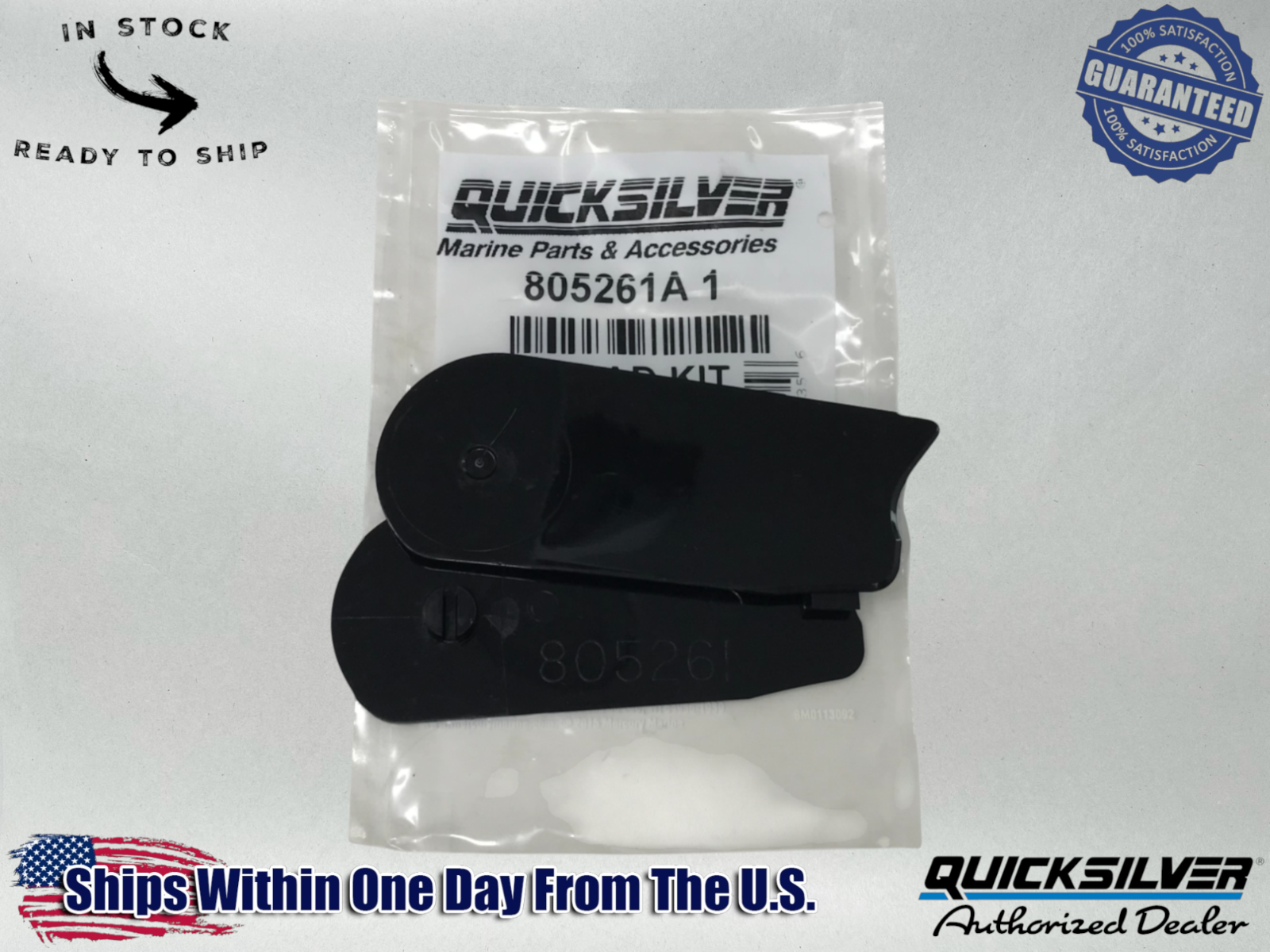 Mercury OEM Marine Quicksilver Wear Pad Kit for Bravo 1 2 3 Sterndrives 805261A1