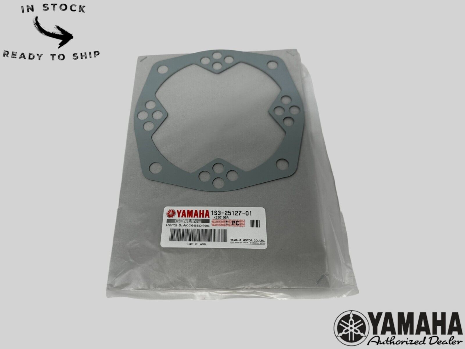 Yamaha Genuine OEM Authentic Plate Cover 1S3-25127-01-00