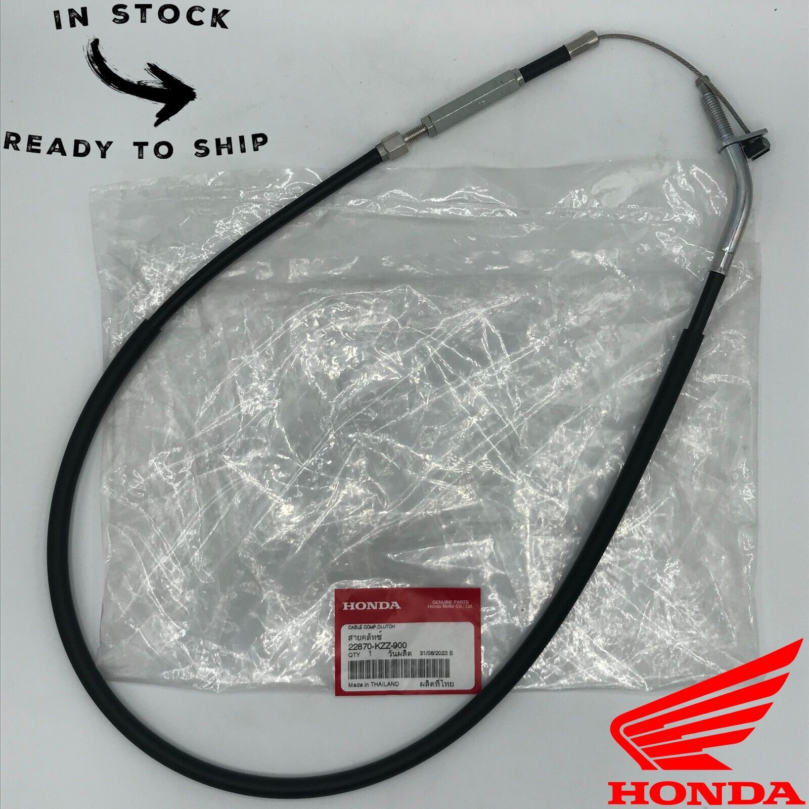 Genuine OEM Honda Clutch Cable 22870-KZZ-900