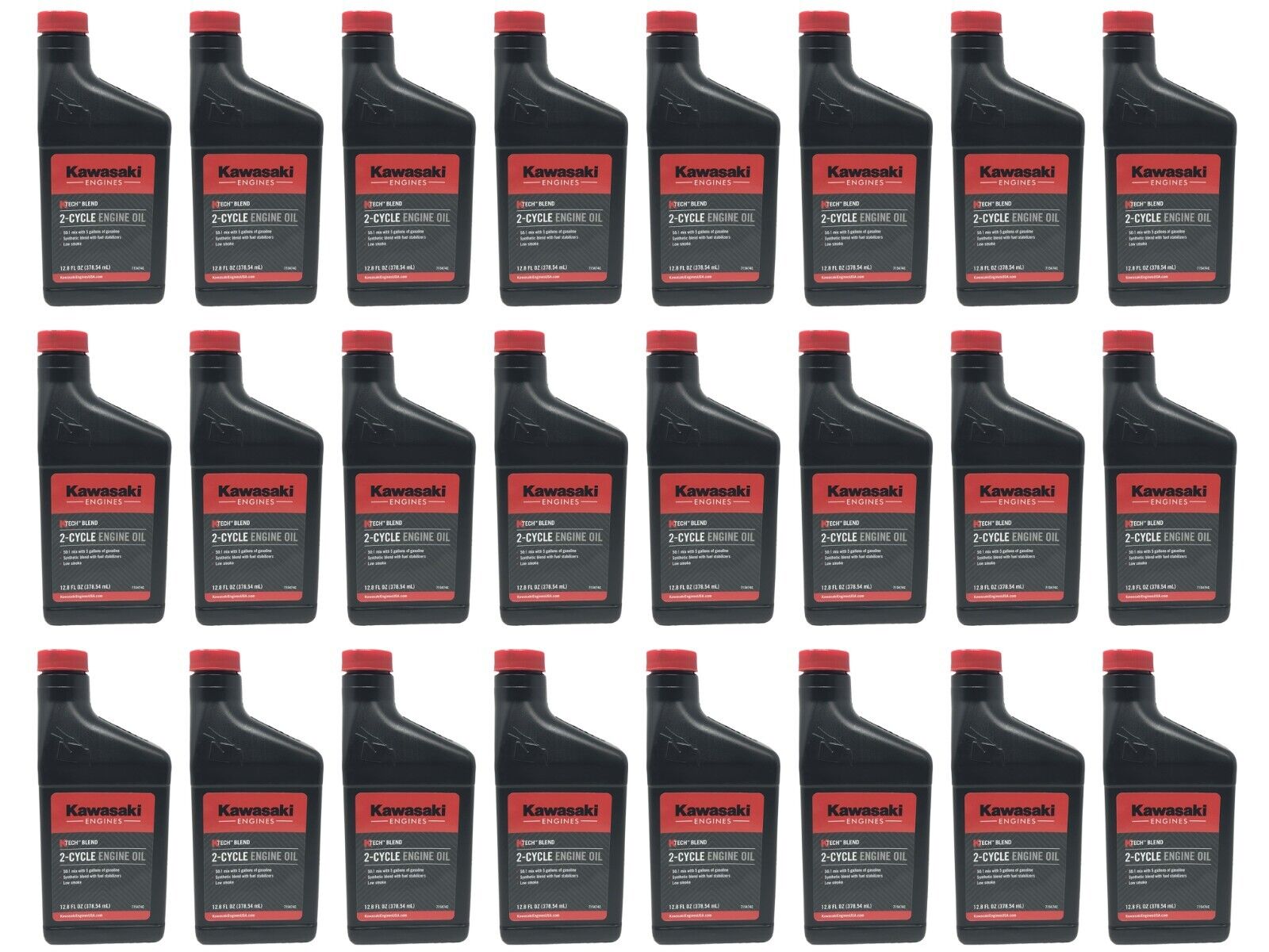 Kawasaki Engines Genuine OEM 12.8 FL OZ 2-Cycle Engine Oil 99969-6085 - 24 Pack