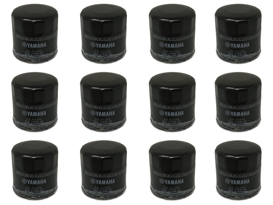 Yamaha Genuine OEM Oil Filter 5GH-13440-80-00 replaces 5GH-13440-61 - 12 Pack
