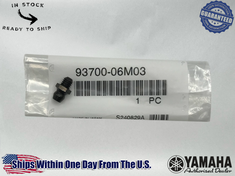 Yamaha Marine Genuine OEM Outboard Nipple Grease Fitting 93700-06M03-00