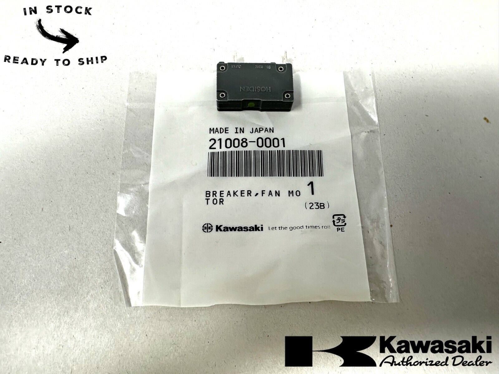 Kawasaki Genuine OEM Fan Motor Breaker 21008-0001