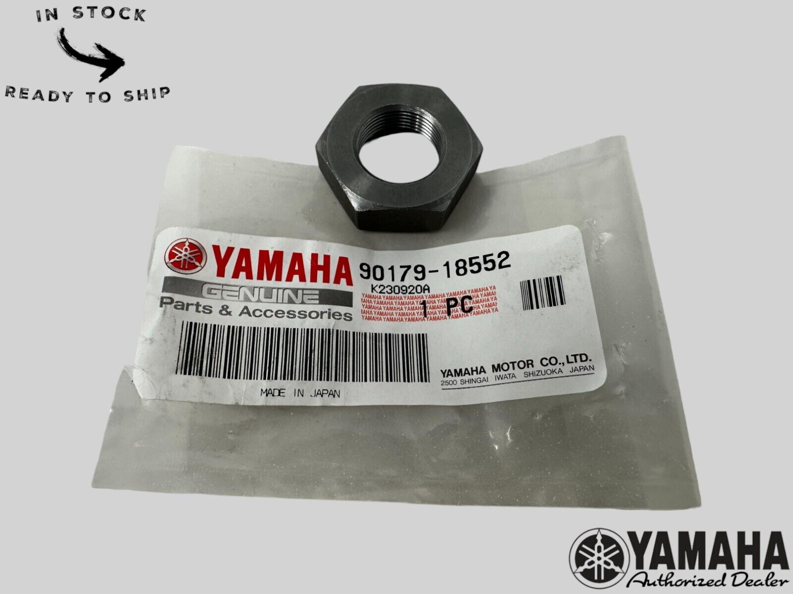 Yamaha Genuine OEM Authentic Special Shape Nut 90179-18552-00