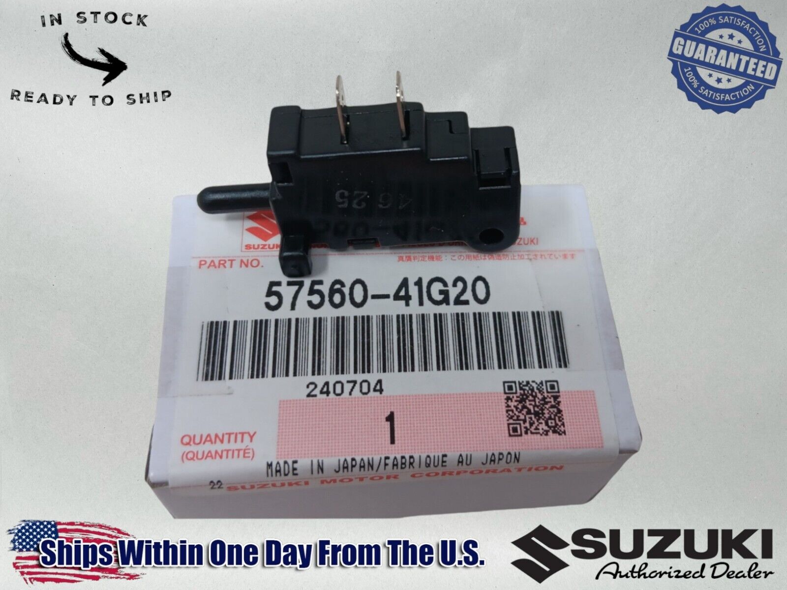 Suzuki OEM Authentic 2011 - 2024Gsx-R Gsxr 600 750Clutch Switch Assy 57560-41G20