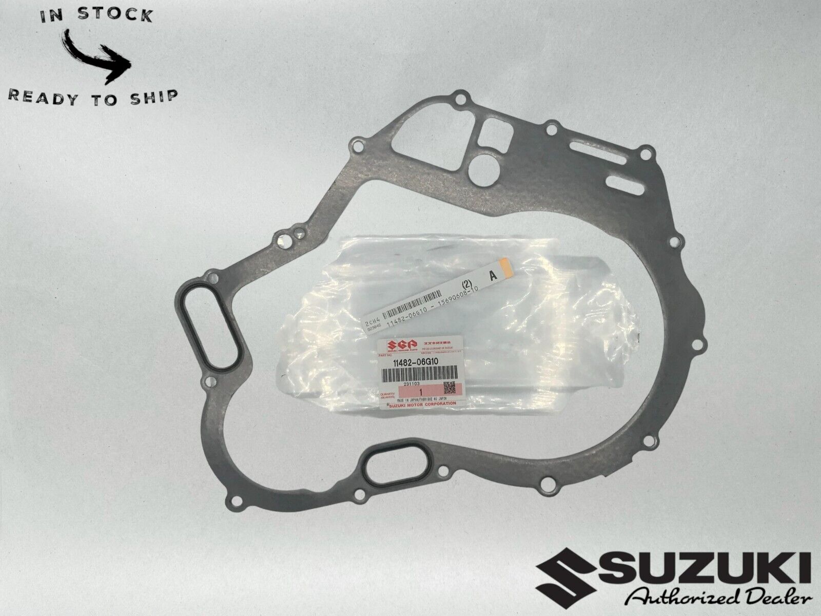 Suzuki Genuine OEM Clutch Cover Gasket 11482-06G10