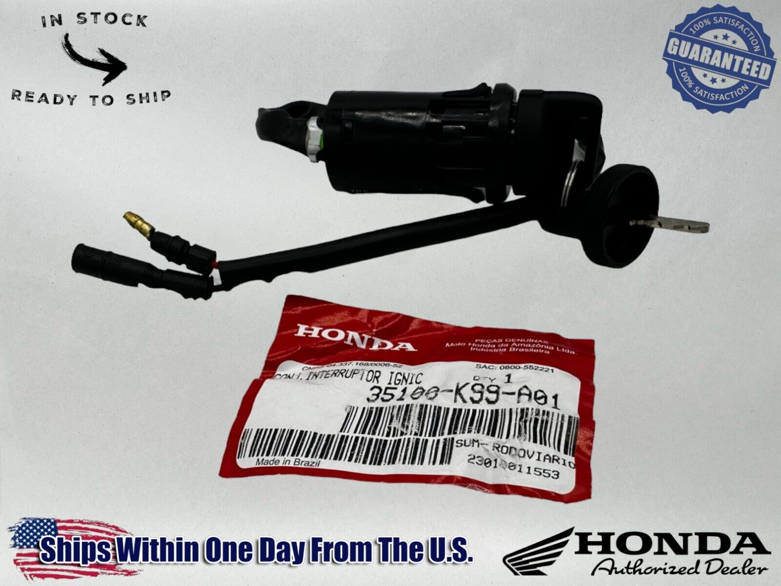 Honda Genuine OEM Authentic Combination Switch  35100-K99-A01