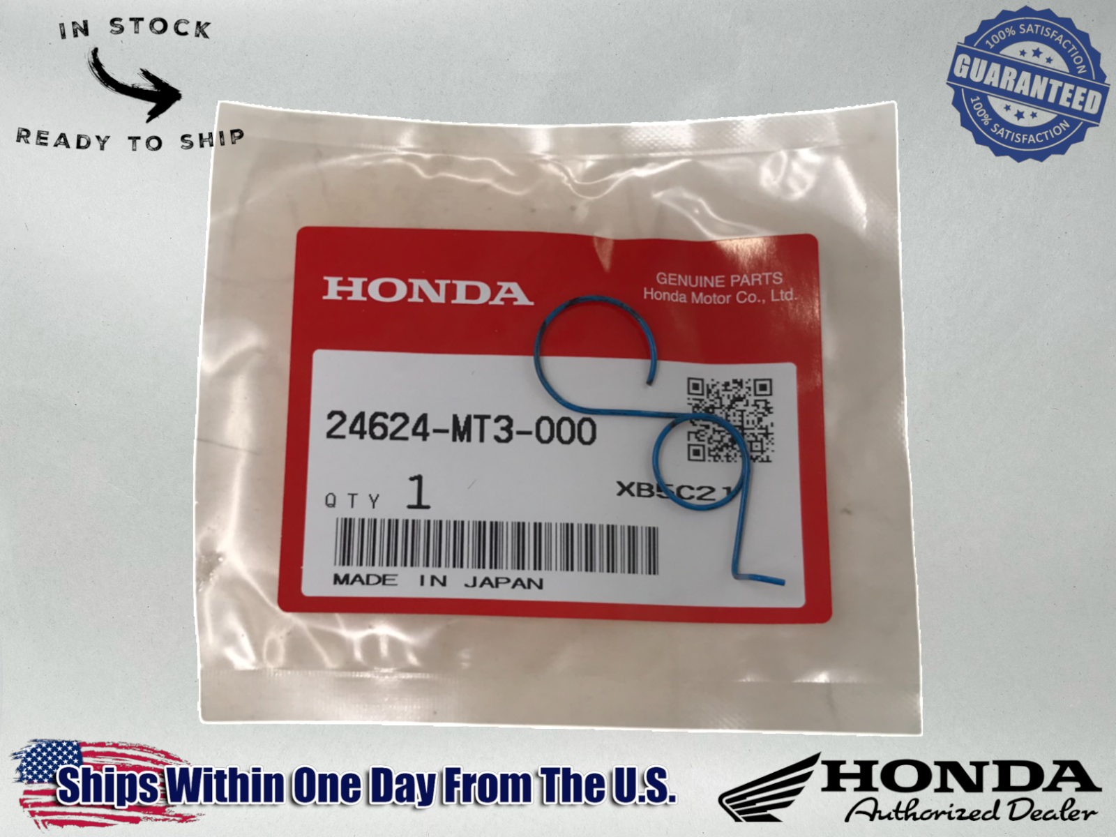 Honda OEM 99-14 Honda 400EX Shift Shaft Spring Shifter TRX400EX 24624-MT3-000