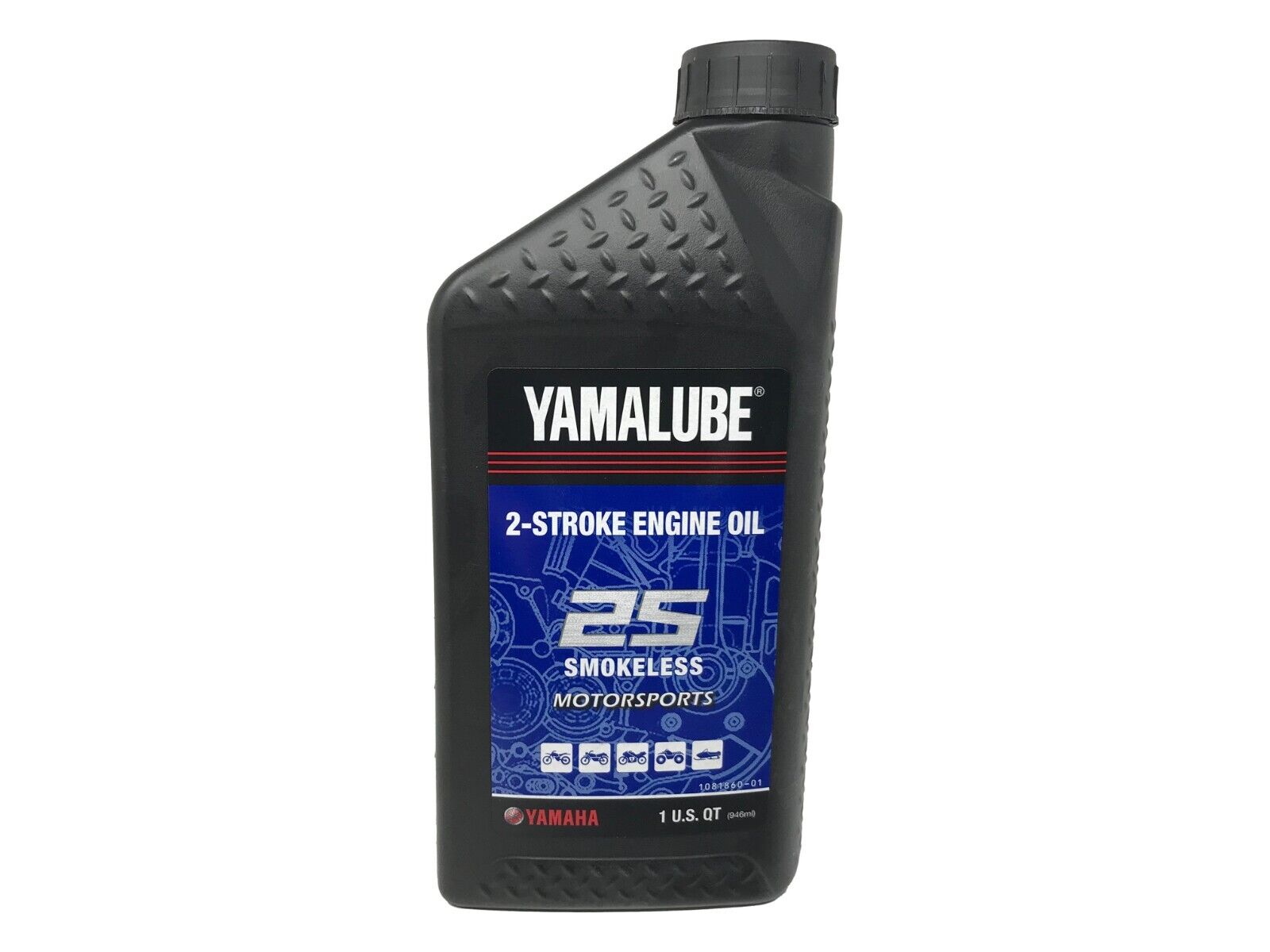 Yamaha Genuine OEM All-Purpose 2-Stroke Engine Oil LUB-2STRK-S1-12 