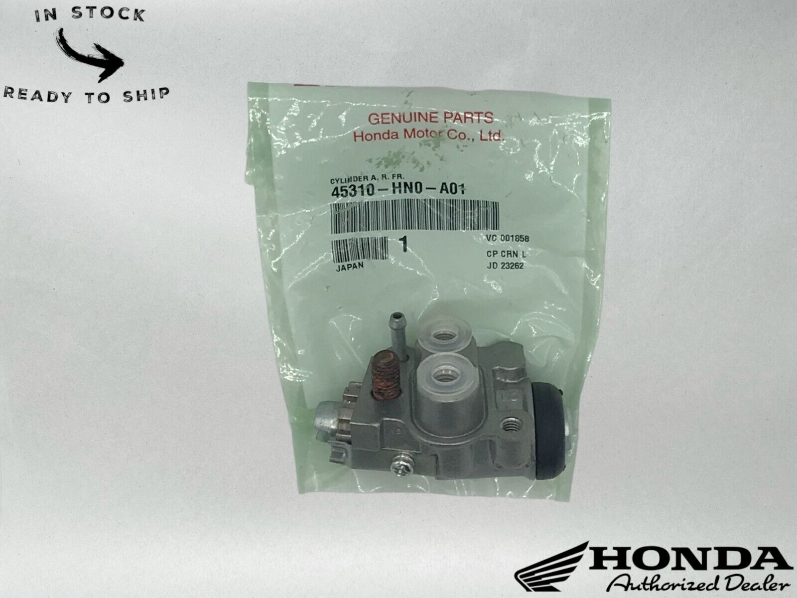 Honda Genuine OEM Front Brake Cylinder 45310-HN0-A01