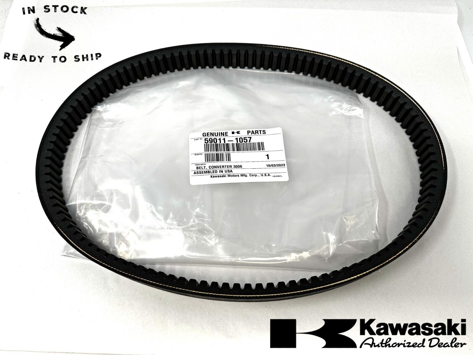 Kawasaki Genuine OEM Belt 59011-1057