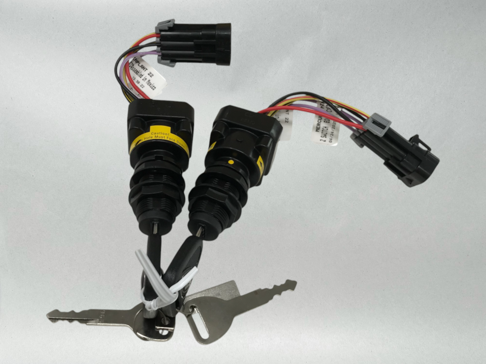 Mercury Genuine OEM 4 Position Matched Key Switch Kit - Dual Engine 893353A04