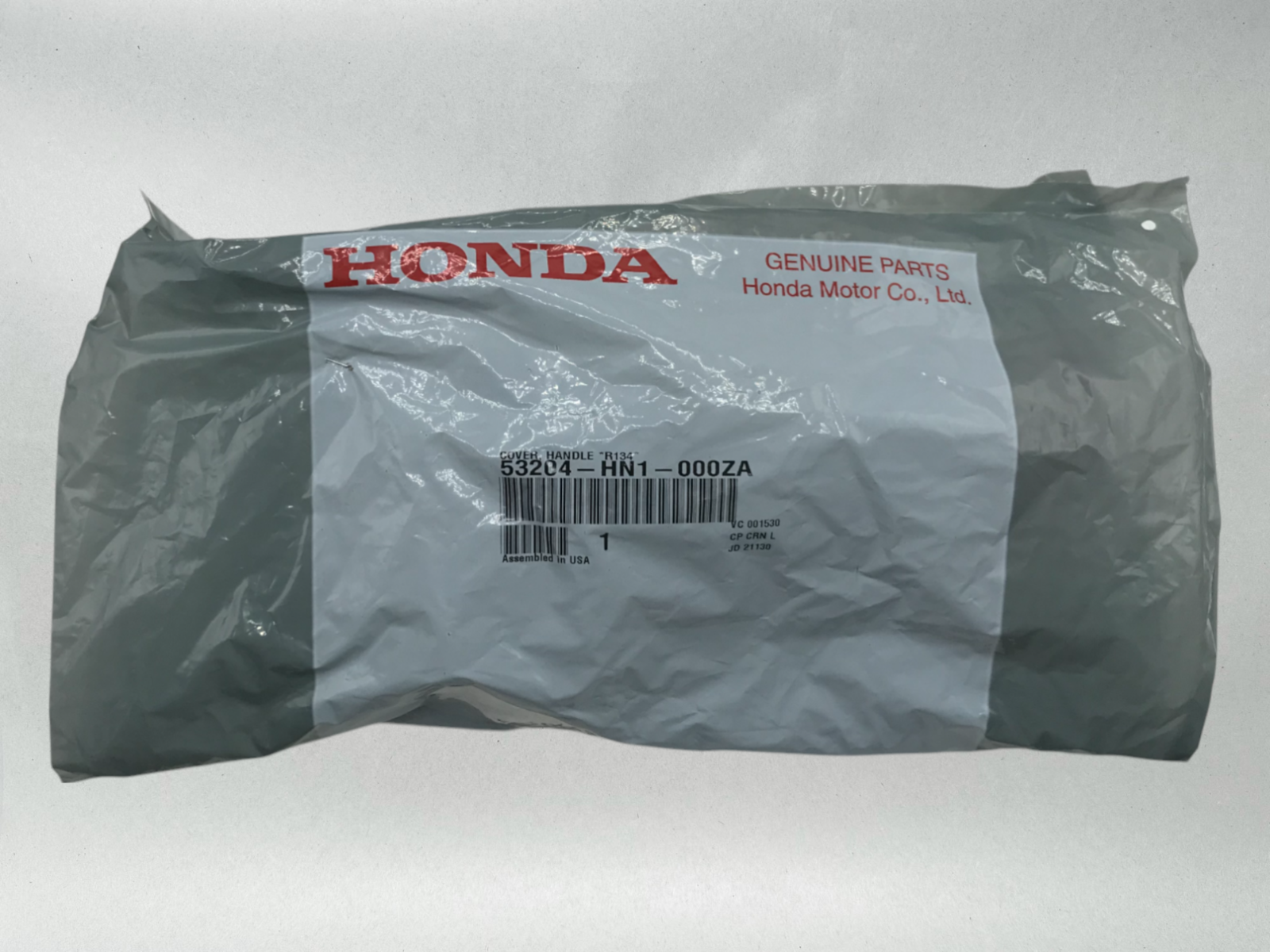 Honda OEM 99-07 DASH HANDLEBAR COVER RED PLASTIC TRX400EX - 53204-HN1-000ZA