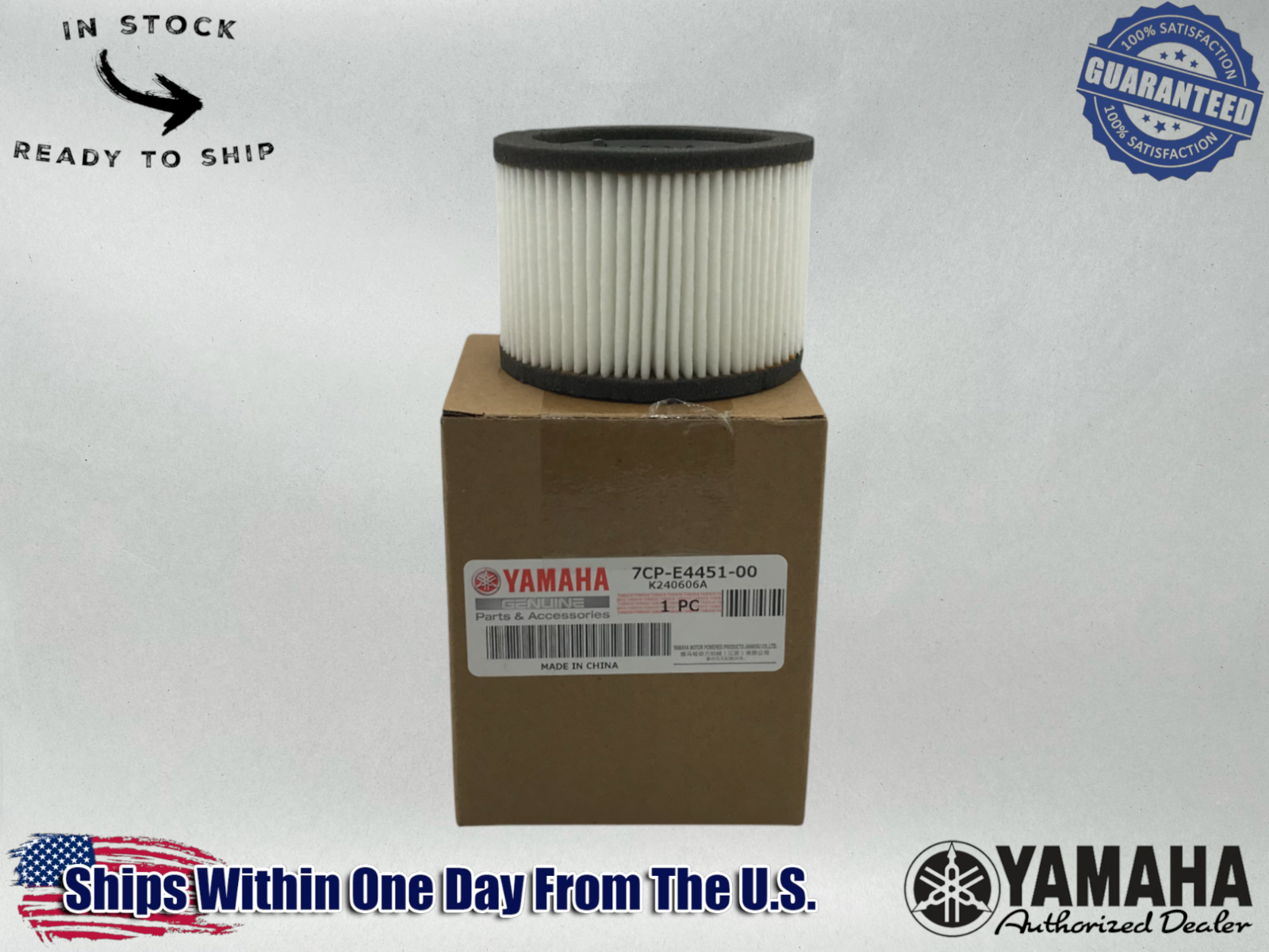 Yamaha Marine Genuine OEM Air Filter for EF3000iSE Generator 7CP-E4451-00-00