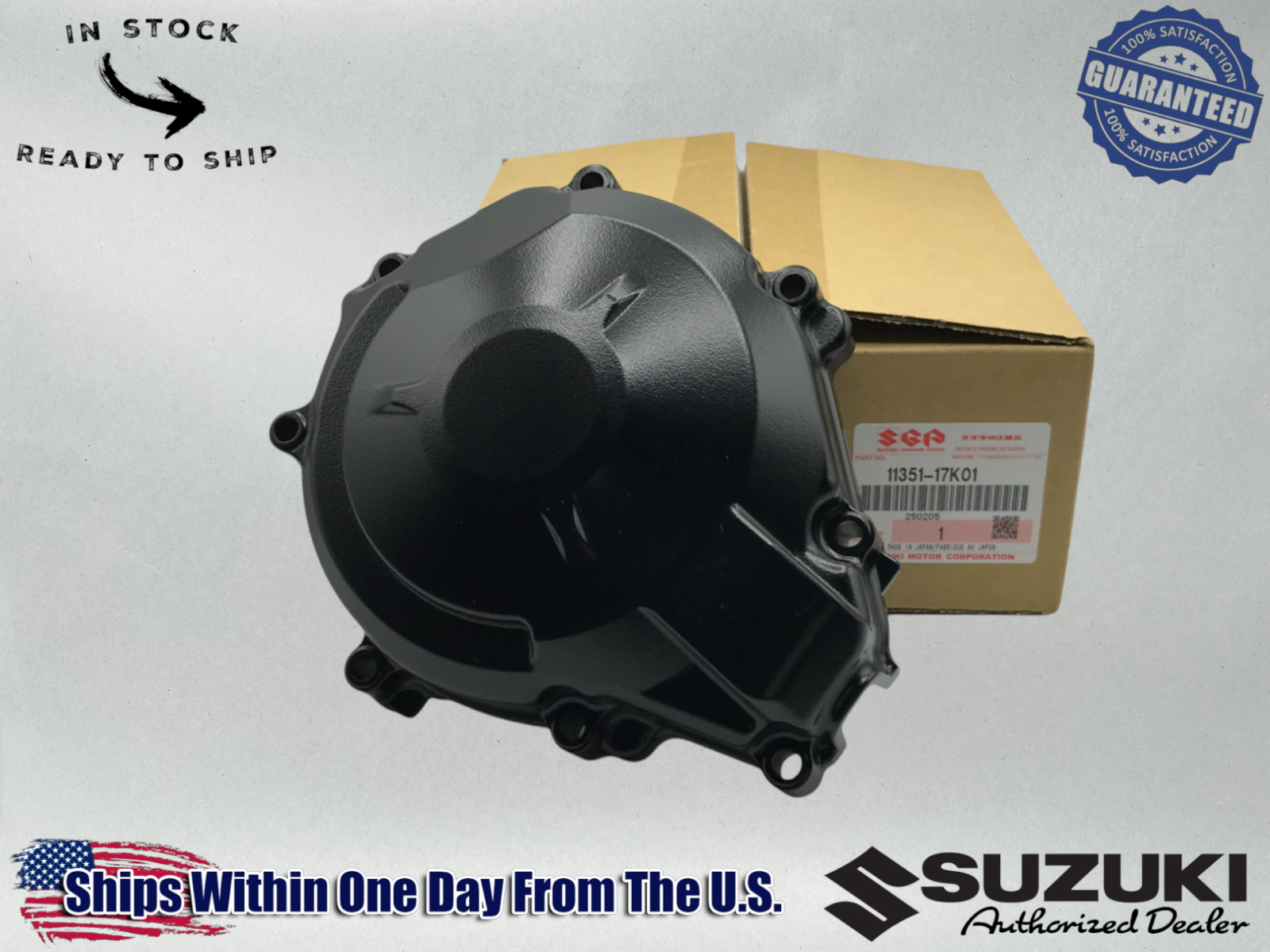 Suzuki Genuine OEM Authentic COVER,MAGNETO 11351-17K01