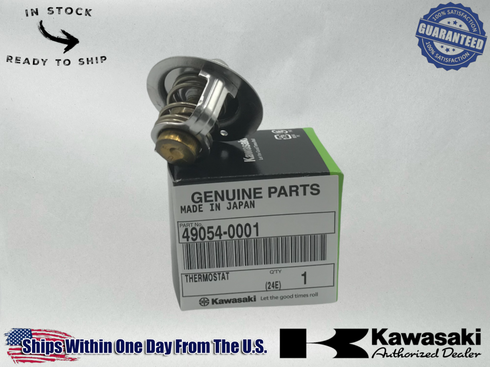 Kawasaki Genuine OEM Authentic Thermostat 49054-0001 1