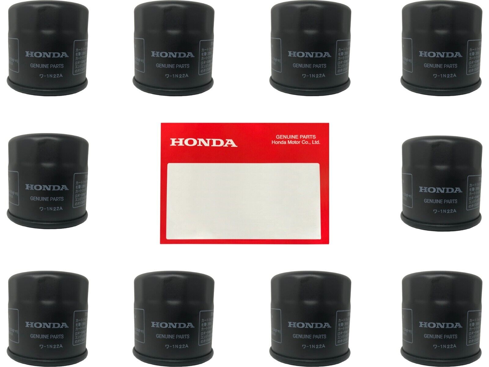 10 Pack Honda OEM Oil Filter 15410-MFJ-D02 replaces (15410-MFJ-D01)