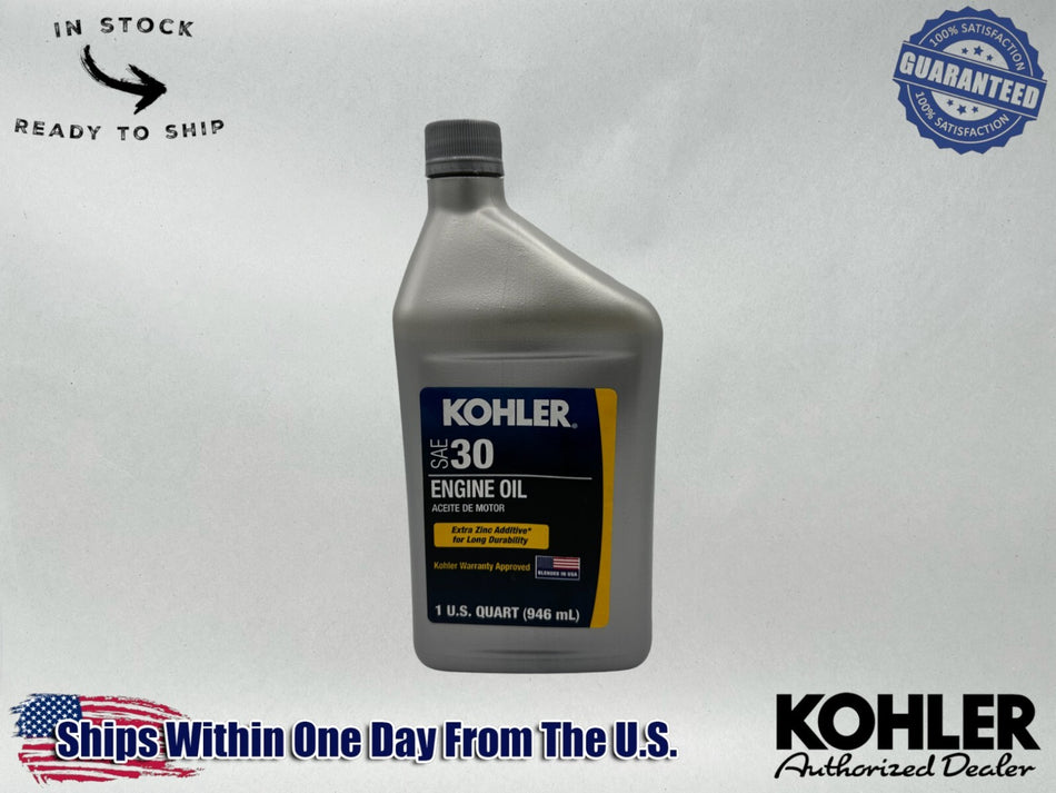 Kohler Genuine OEM Synthetic Blend SAE 30 4-Cycle Engine Oil 25 357 03-S