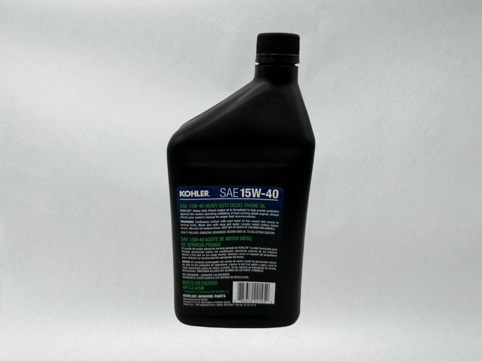 Kohler Genuine OEM SAE 15W-40 Diesel Engine Oil 25 357 47-S-4PACK