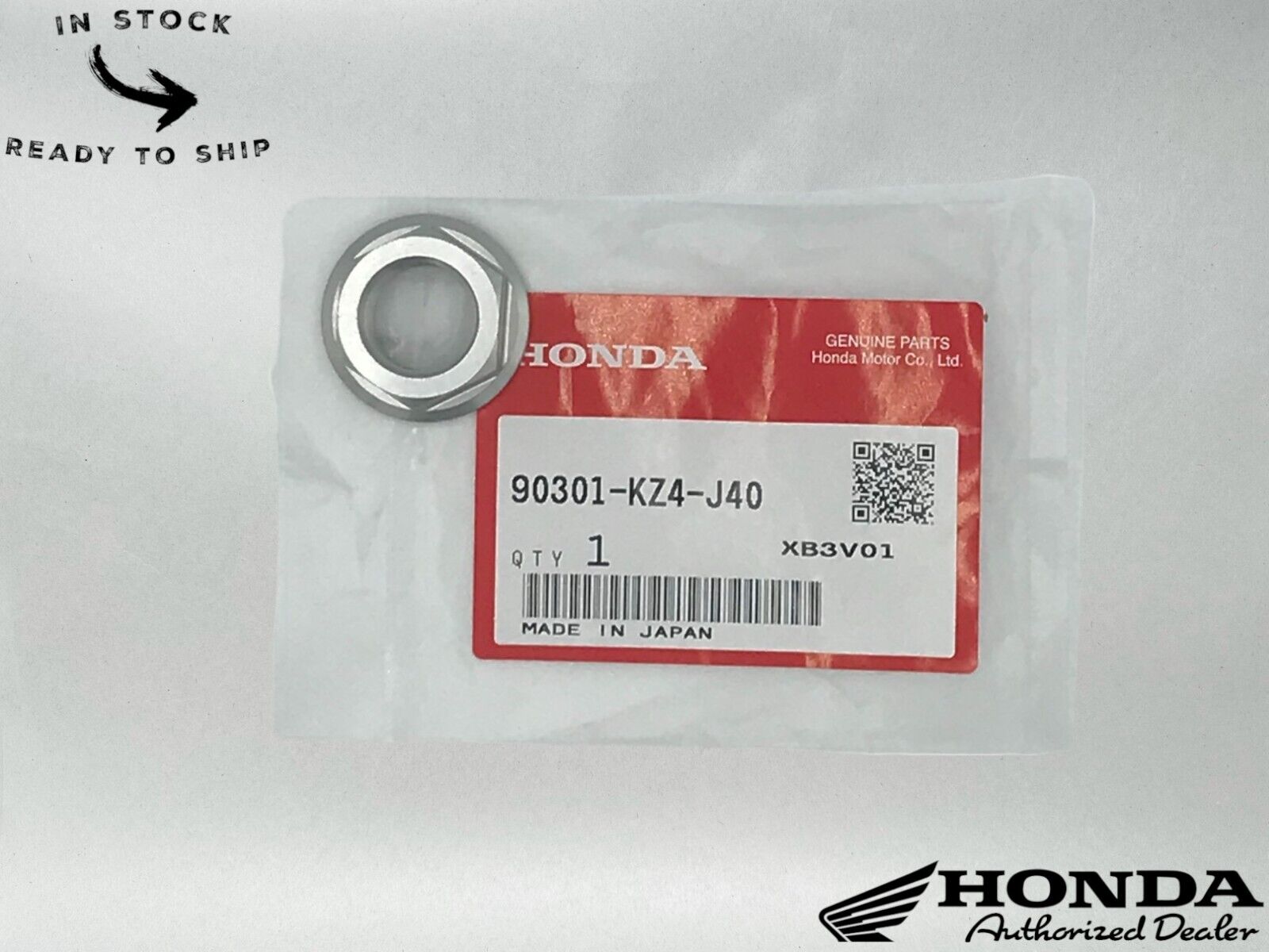 Honda Genuine OEM Axle Nut 90301-KZ4-J40