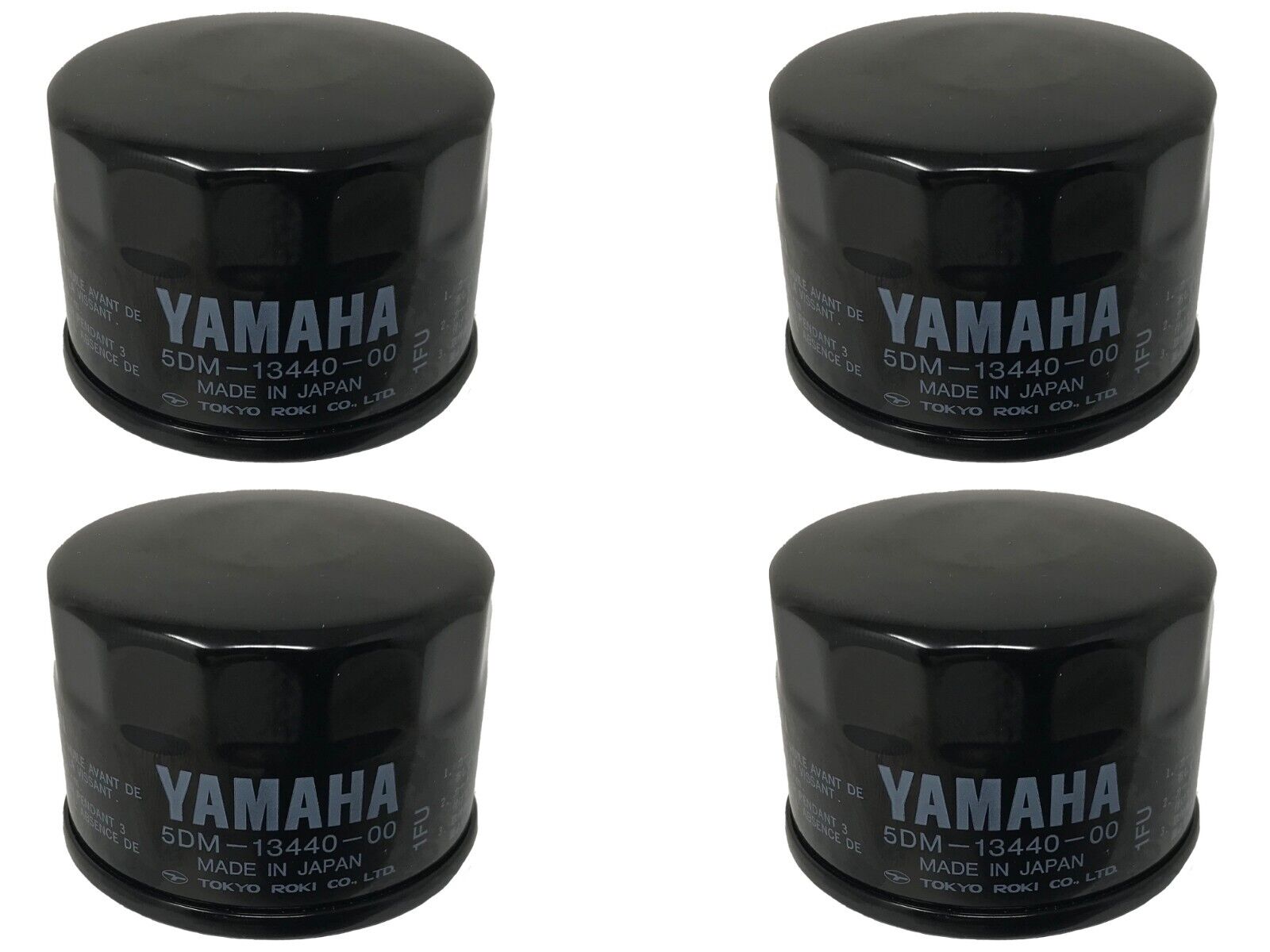 OEM YAMAHA OIL FILTER 5DM-13440-00 4 PACK