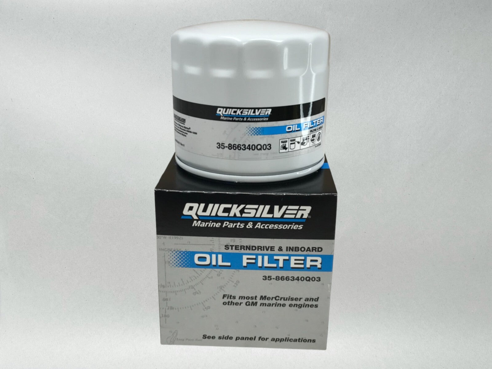 Quicksilver Genuine OEM Authentic Oil Filter 35-866340Q03