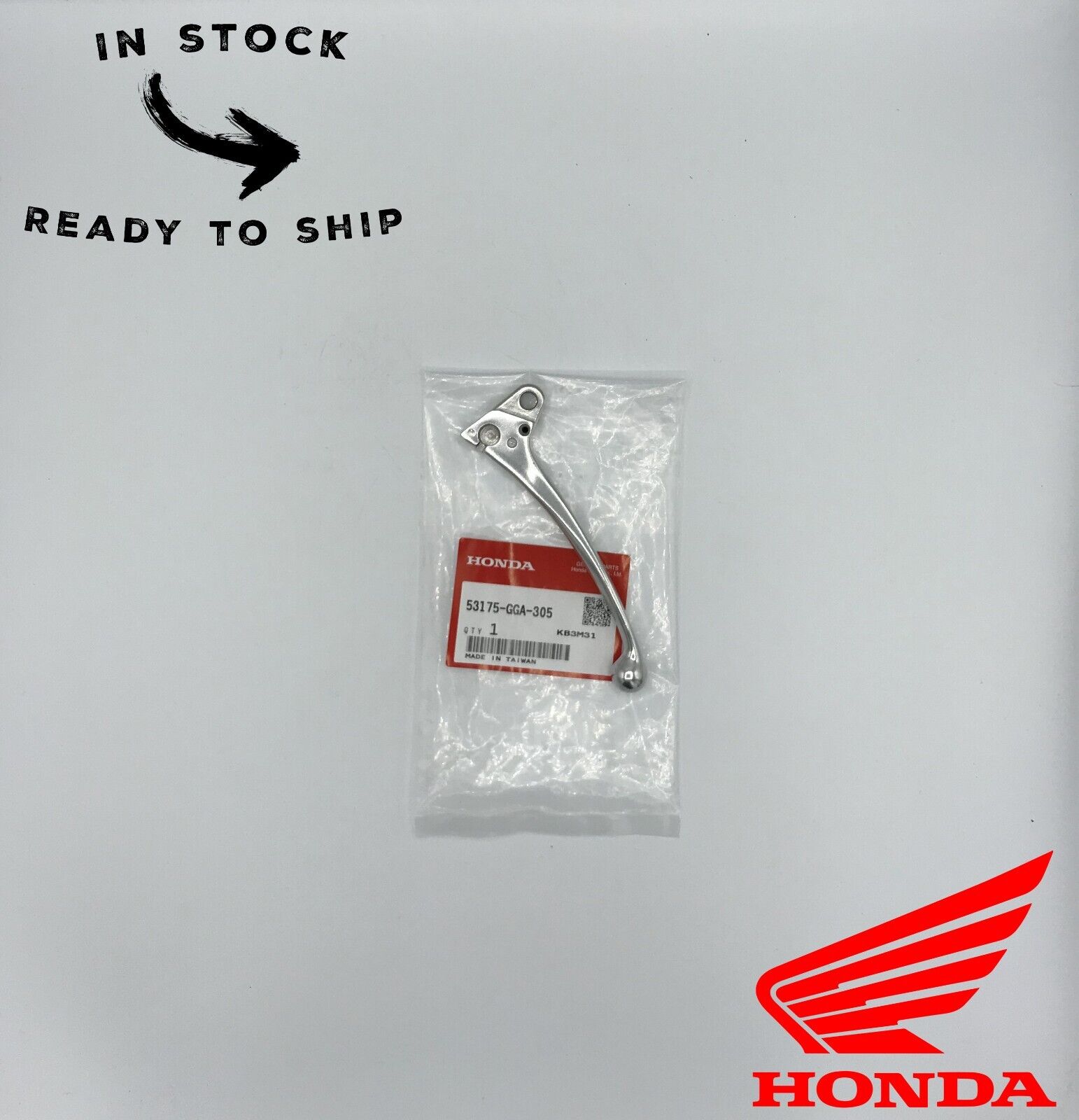 Genuine OEM Honda Right Front Brake Lever 53175-GGA-305