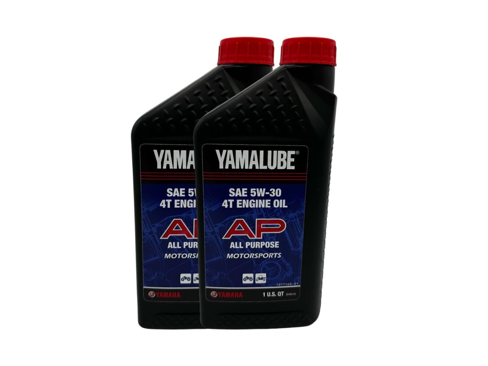 Yamaha Yamalube 4T Performance 4-Stroke 05W-30 Engine Oil-LUB-05W30-AP-12-2PACK