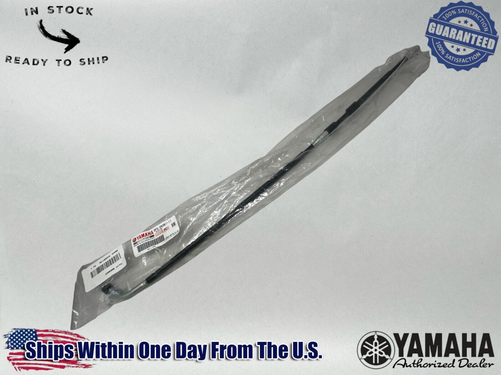 Yamaha Genuine OEM Authentic Brake Cable 3FA-26361-11-00